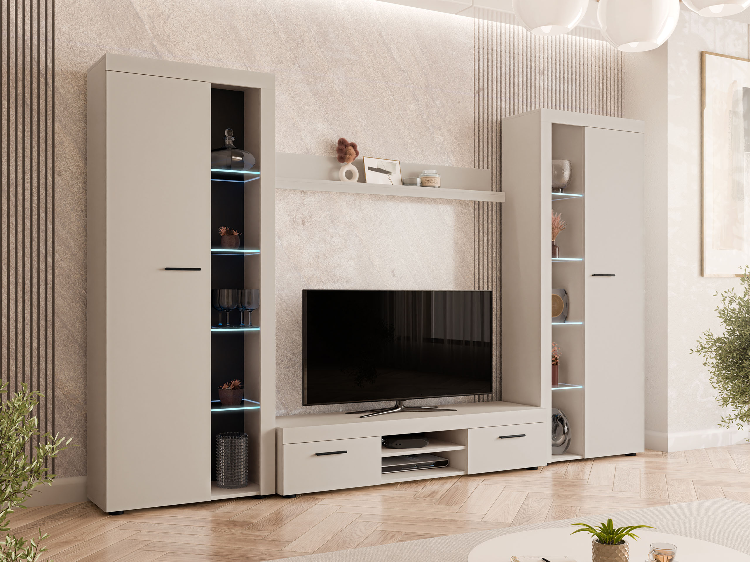 Ensemble de salon Univio II (Beige)