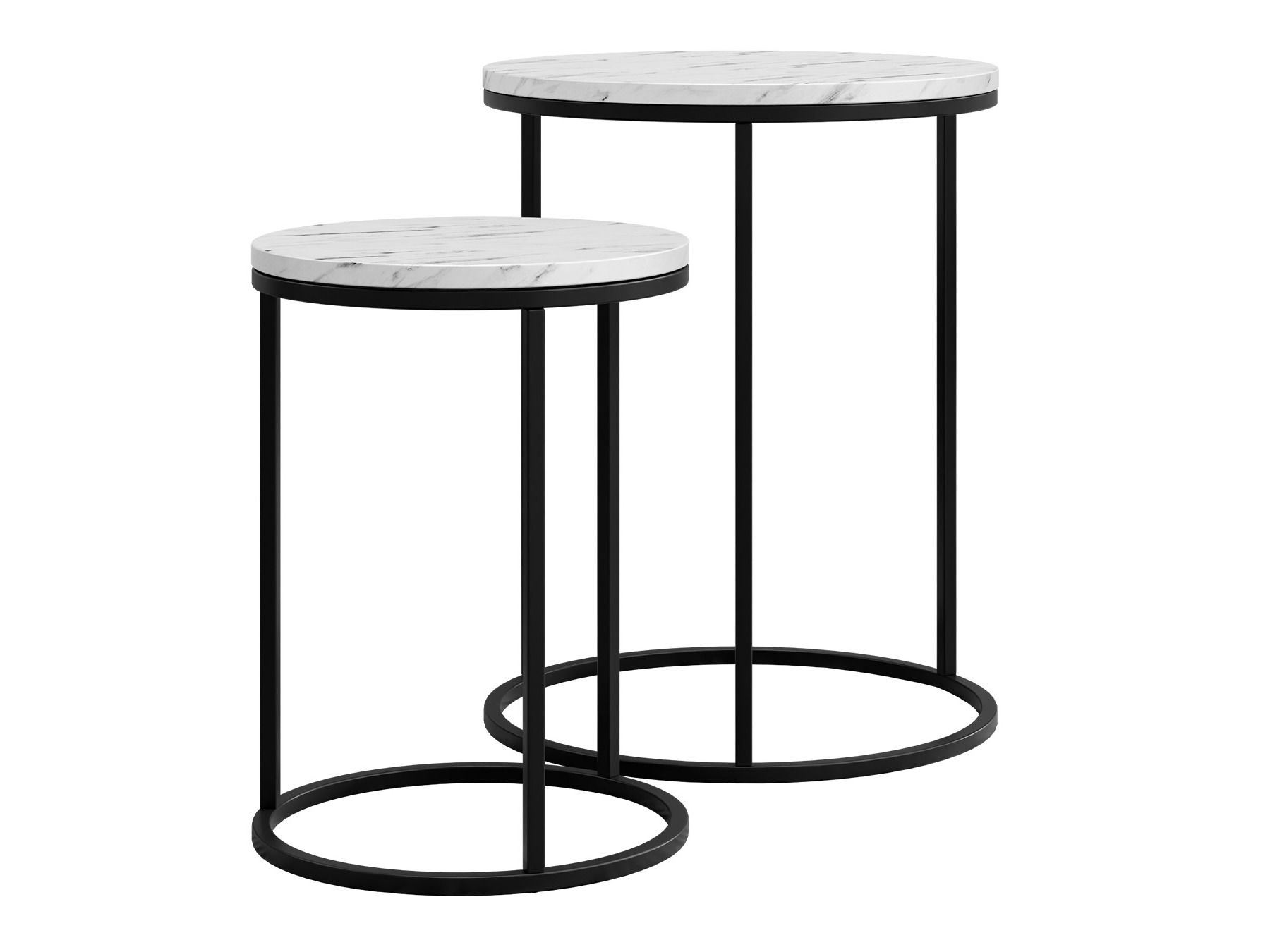 Ensemble de tables d'appoint Richardson 137 (Blanc)