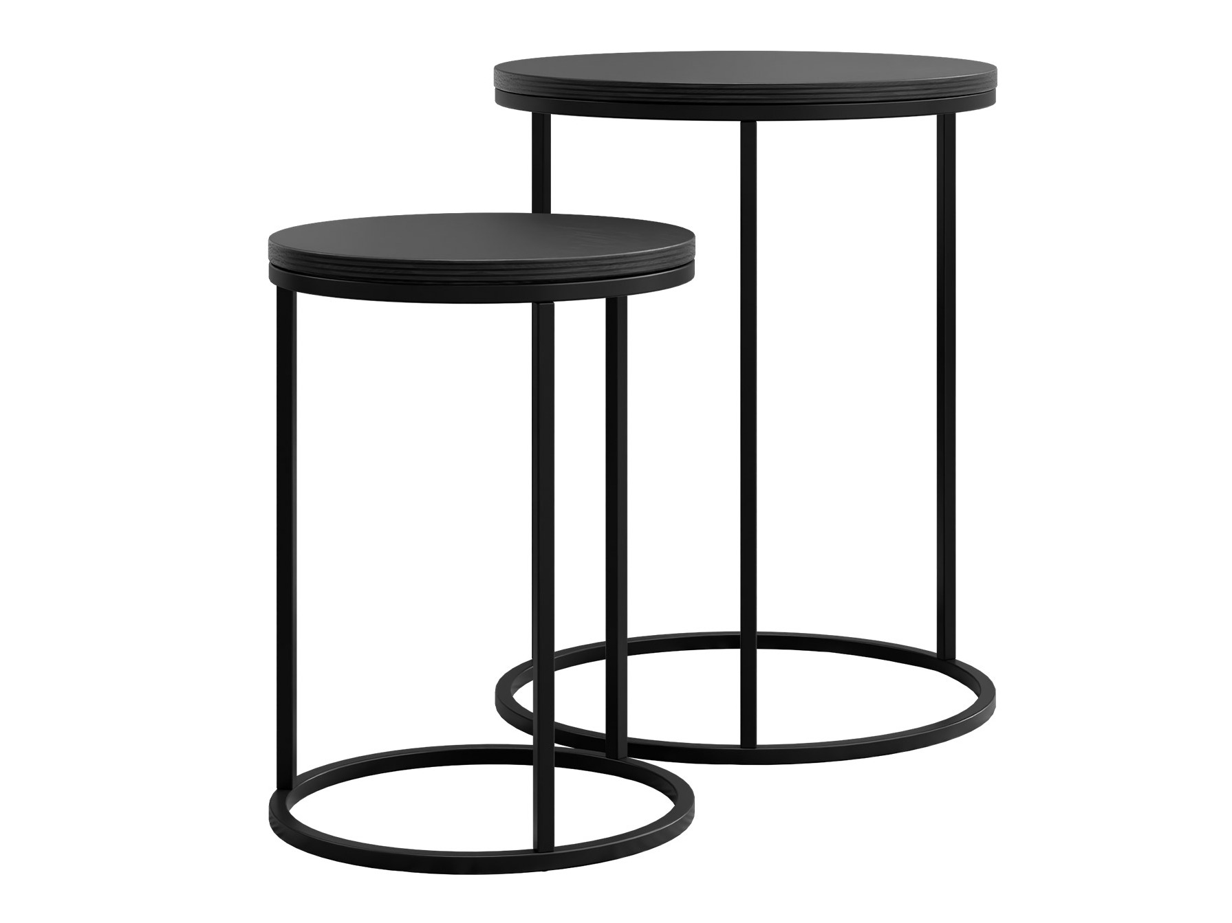Ensemble de tables d'appoint Richardson 137 (Noir)