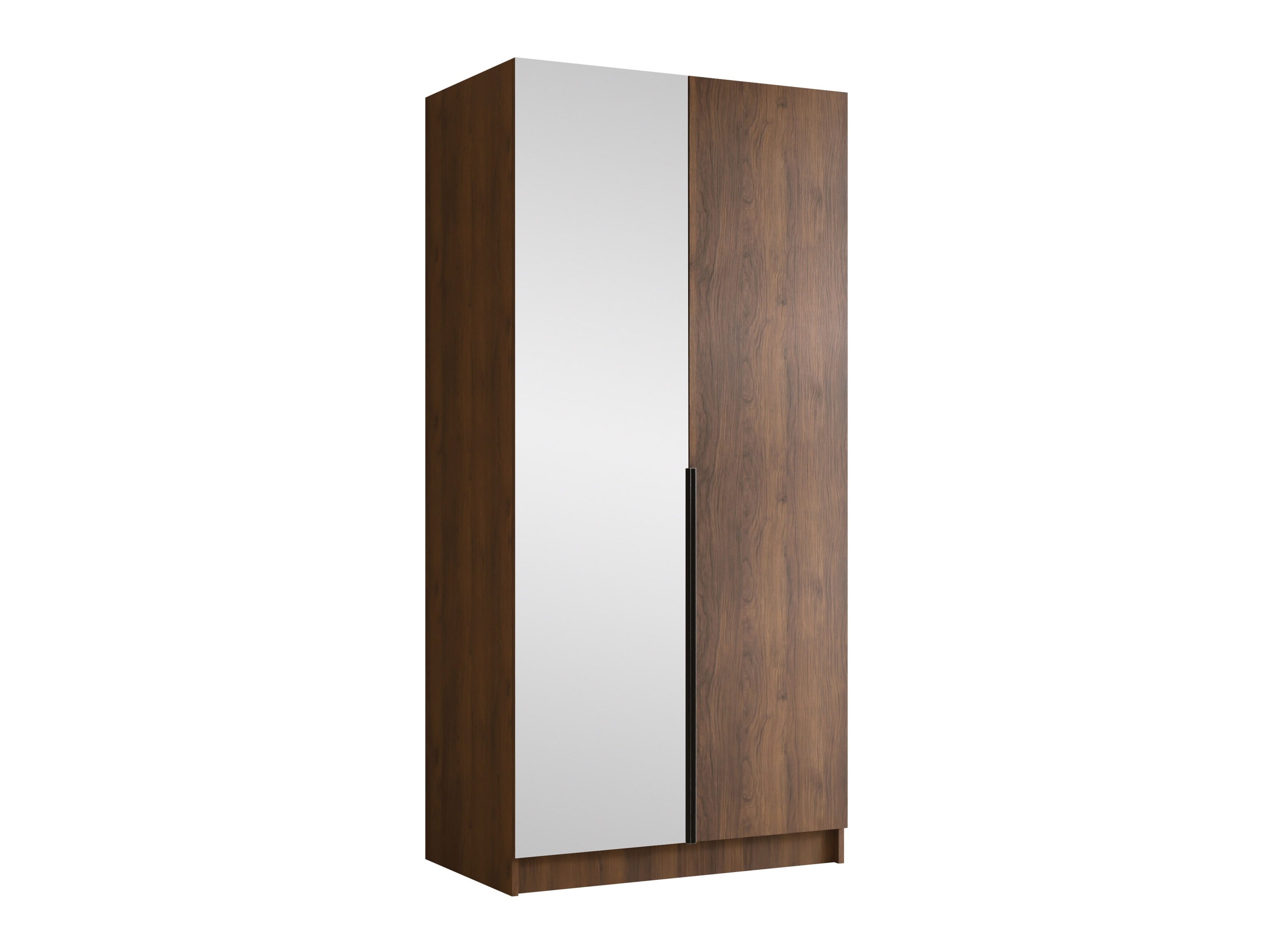 Armoire Closico 194 (Noyer + Noir)
