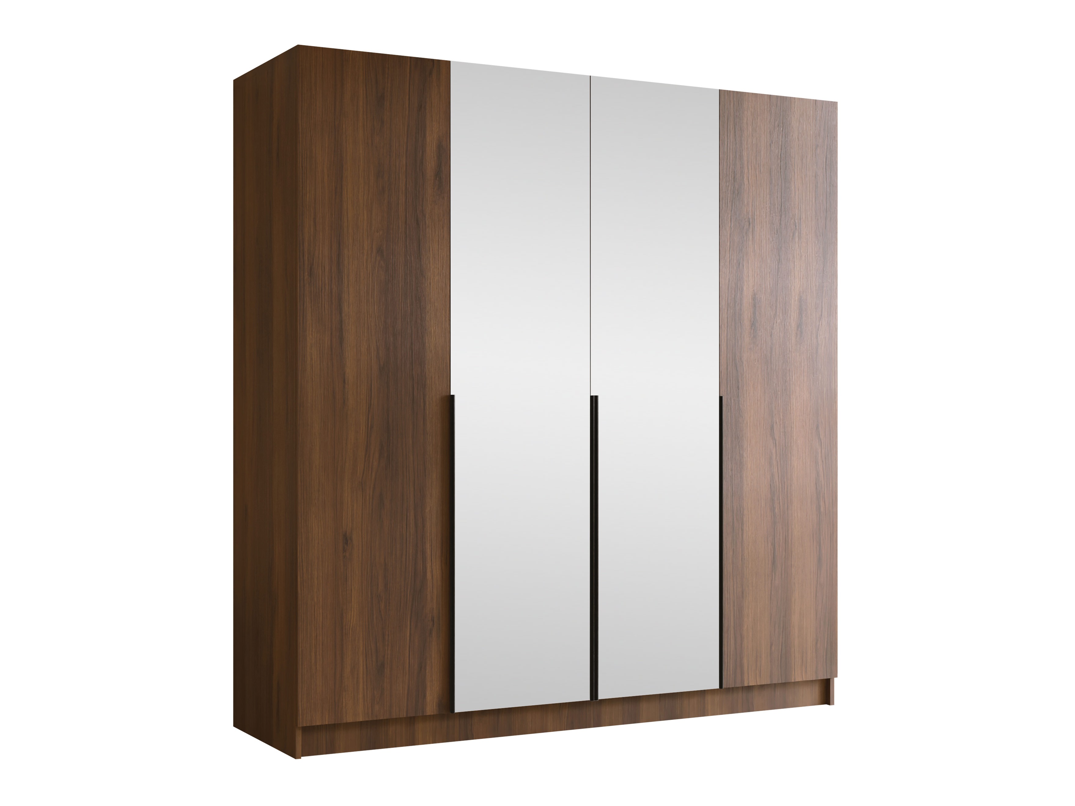 Armoire Closico 191 (Noyer + Noir)
