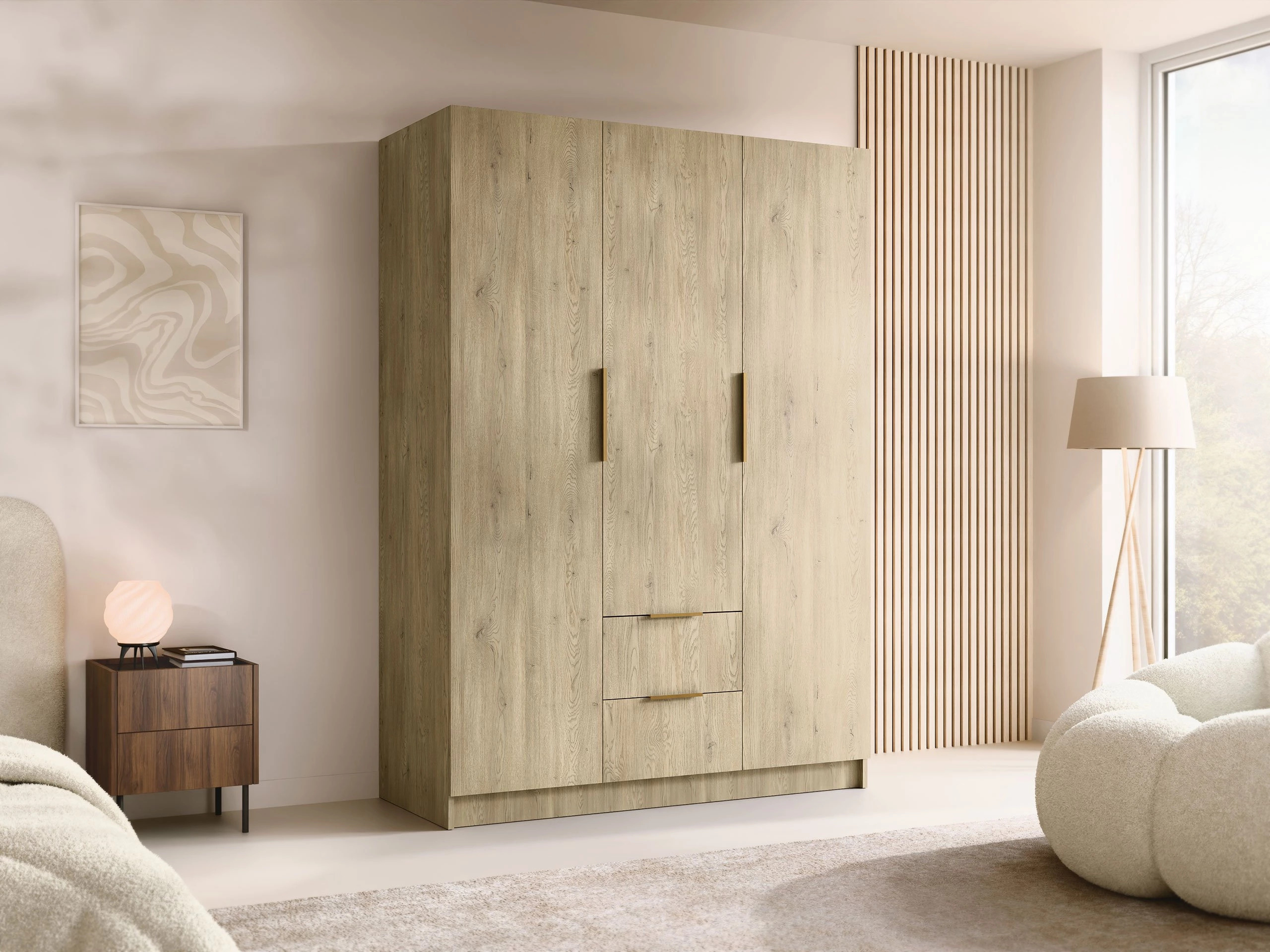 Armoire Closico Calvron I (Chêne)