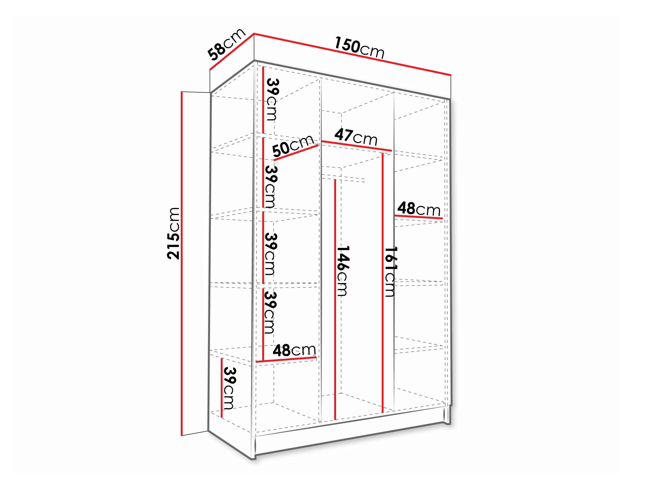 Armoire Closico Decoron I (Noir)