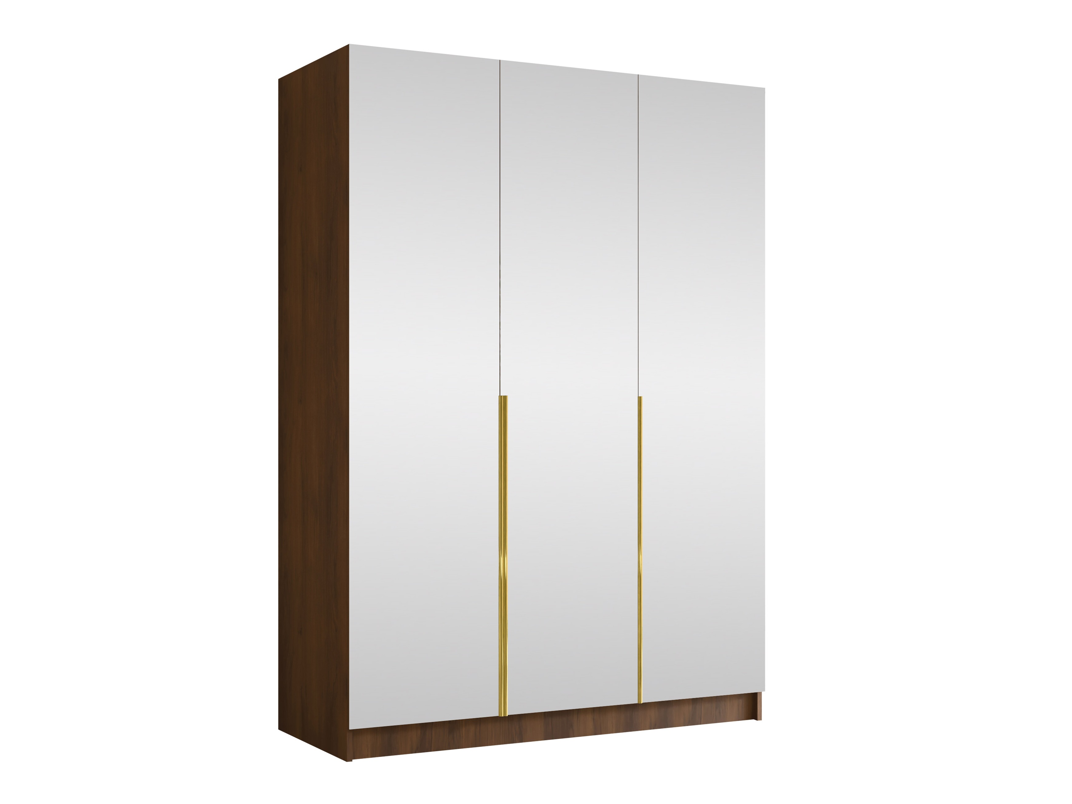 Armoire Closico Decoron III (Noyer + Doré)