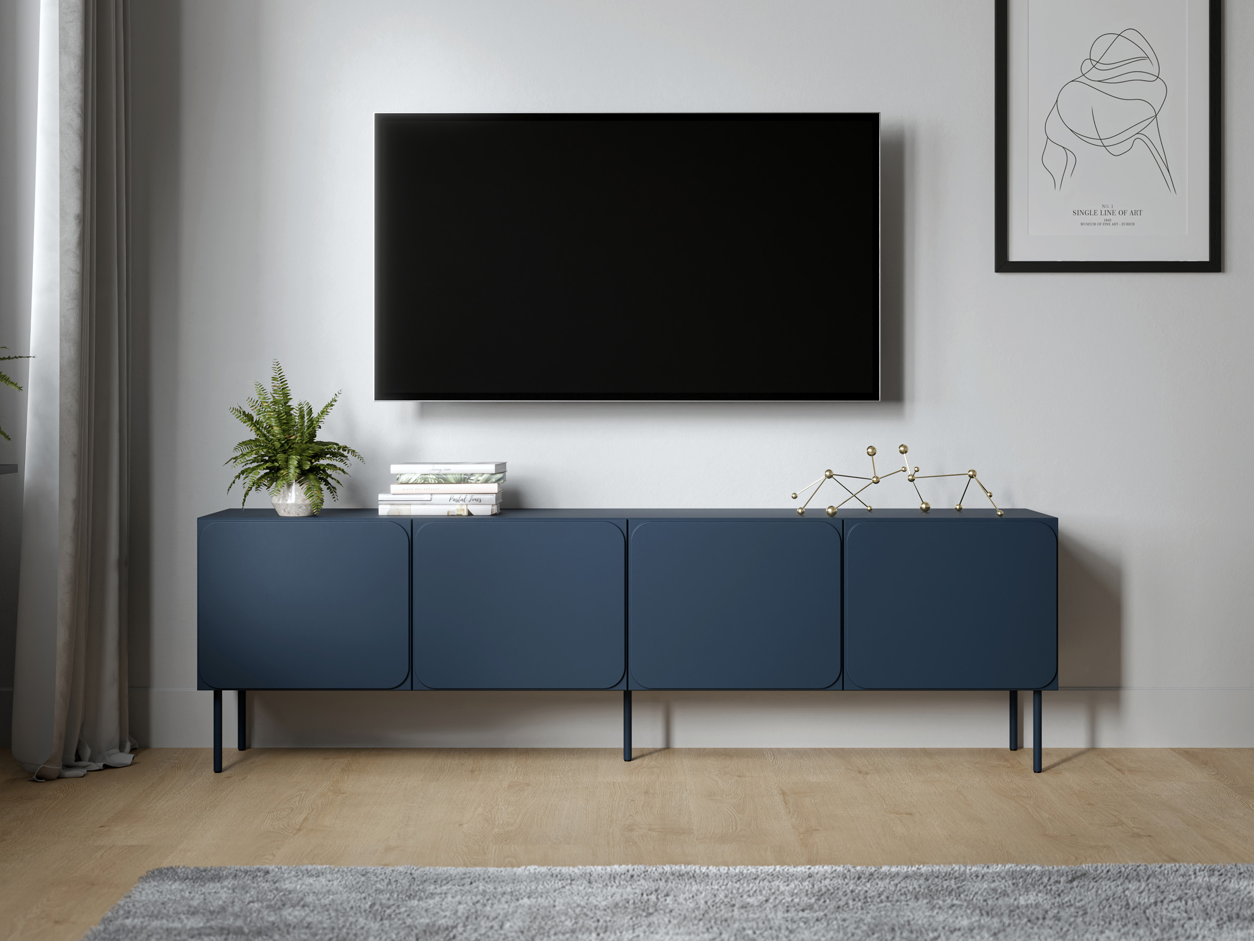 Meuble TV Fentore 101 (Indigo)