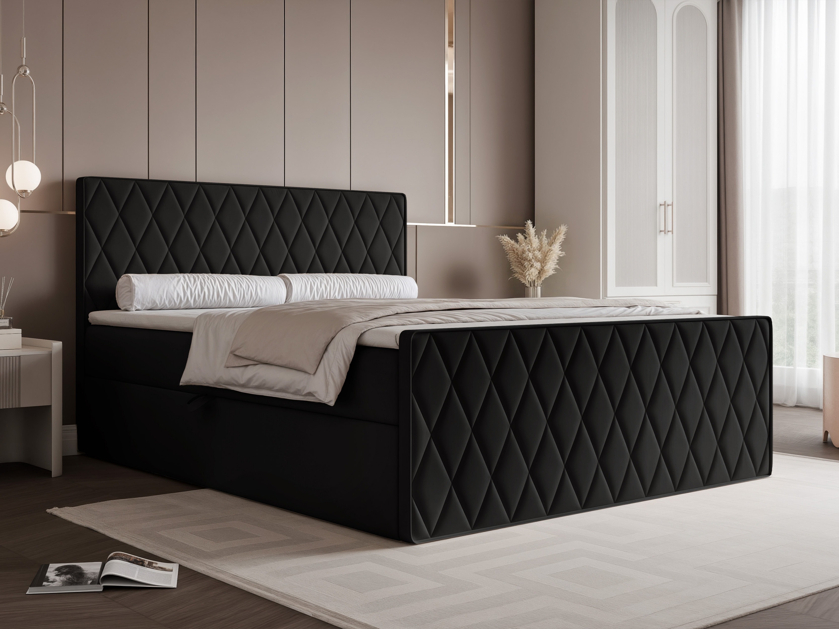 Lit boxspring Martinez 129 (Magic Velvet 2219)