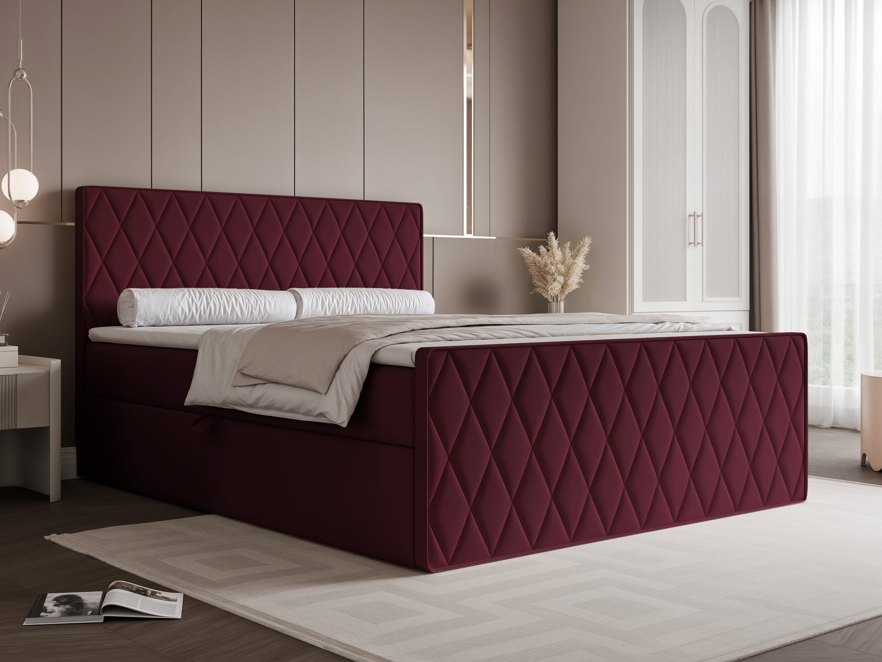 Lit boxspring Martinez 129 (Magic Velvet 2229)