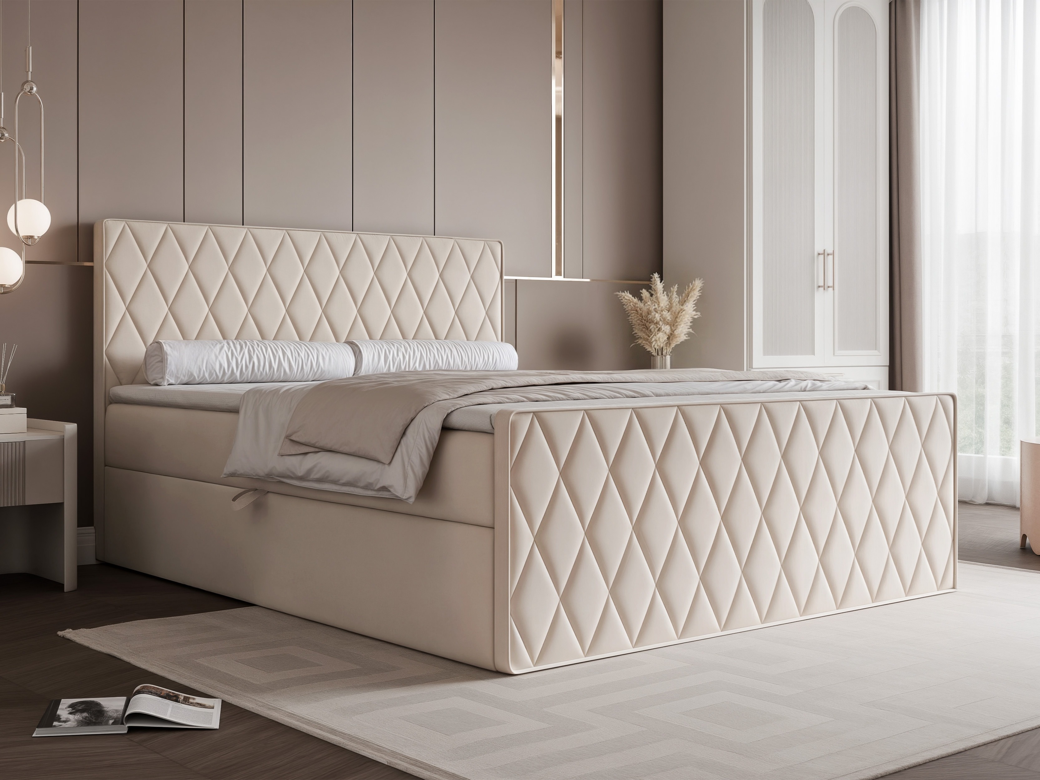 Lit boxspring Martinez 129 (Magic Velvet 2256)