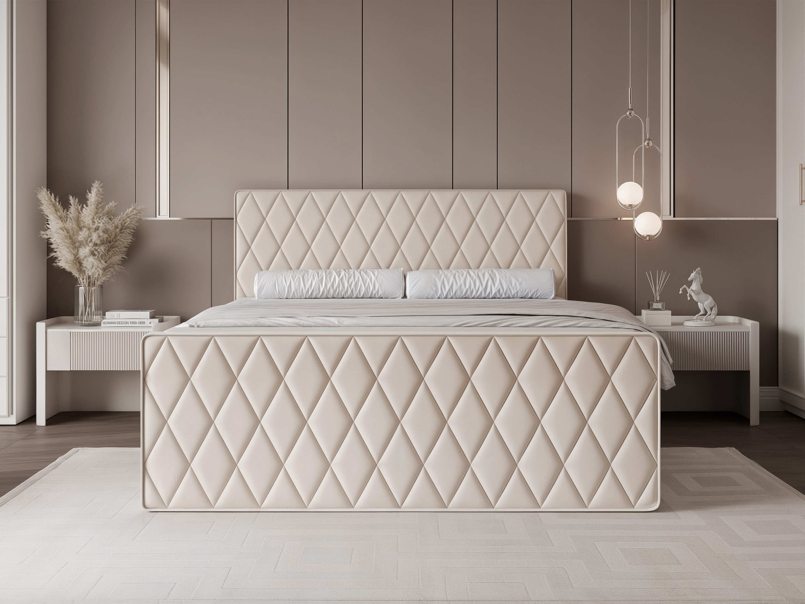 Lit boxspring Martinez 129 (Magic Velvet 2256)