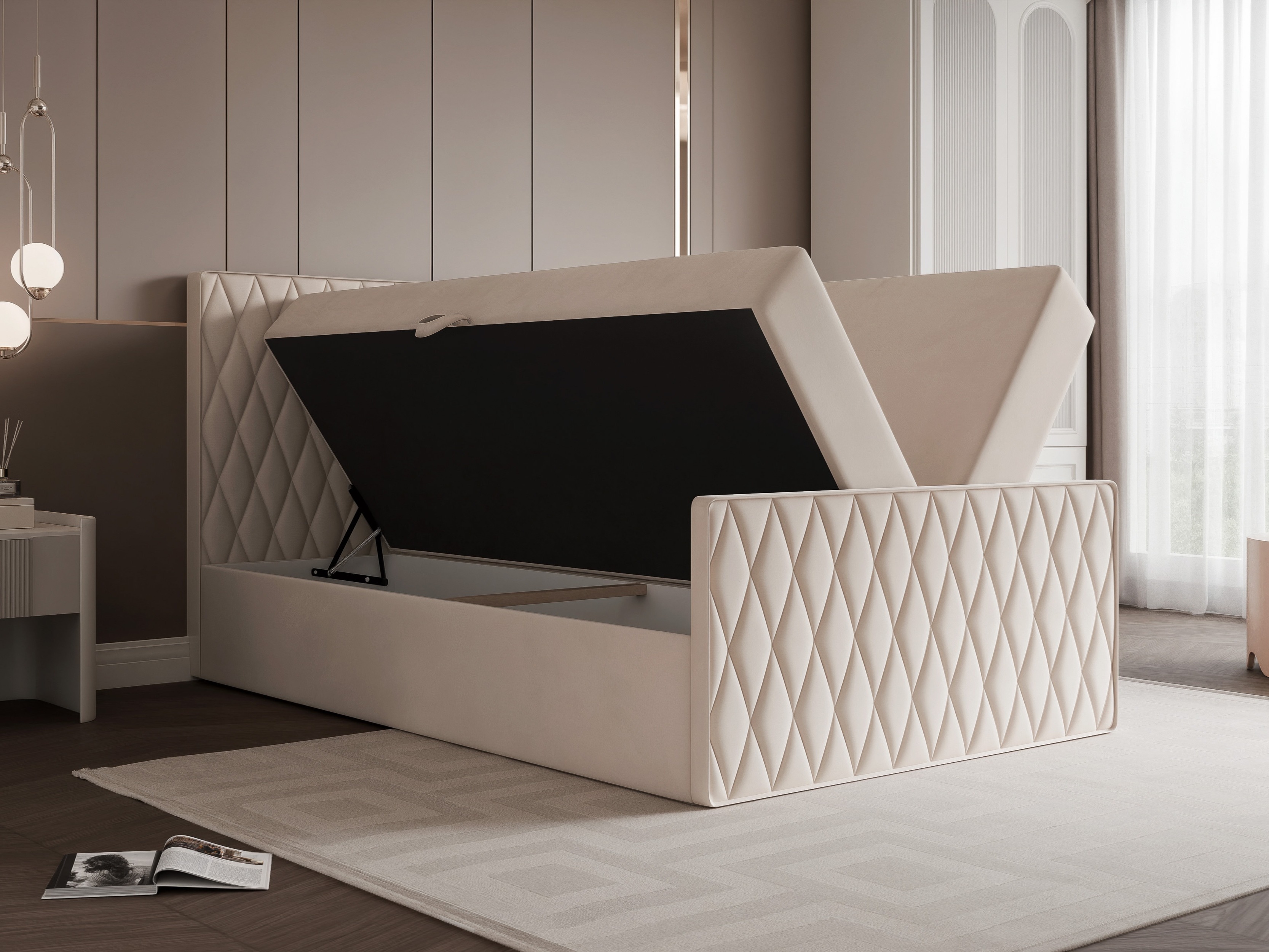 Lit boxspring Martinez 129 (Magic Velvet 2256)