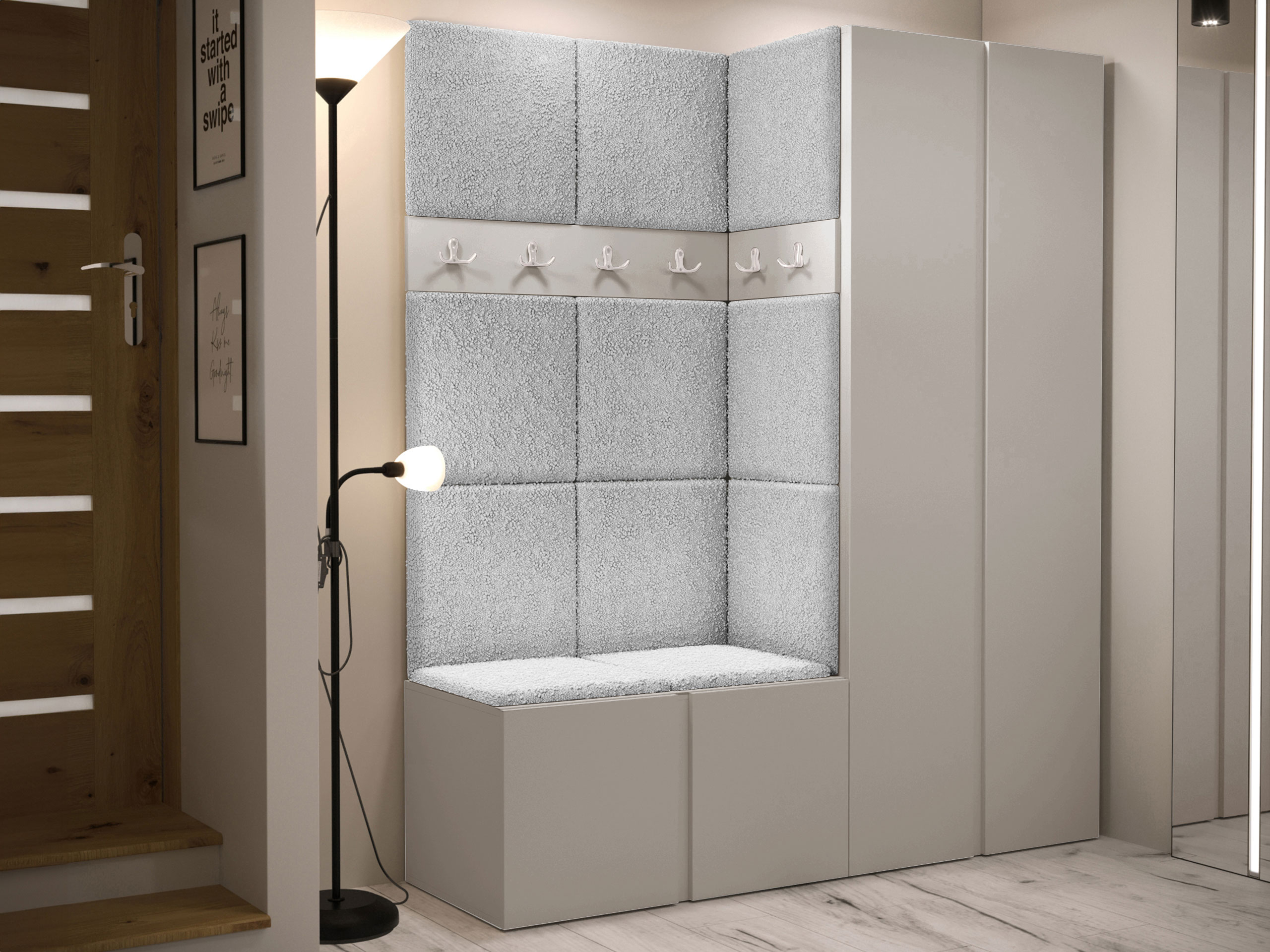 Meuble d'entrée Hartford 266 (Cachemire)