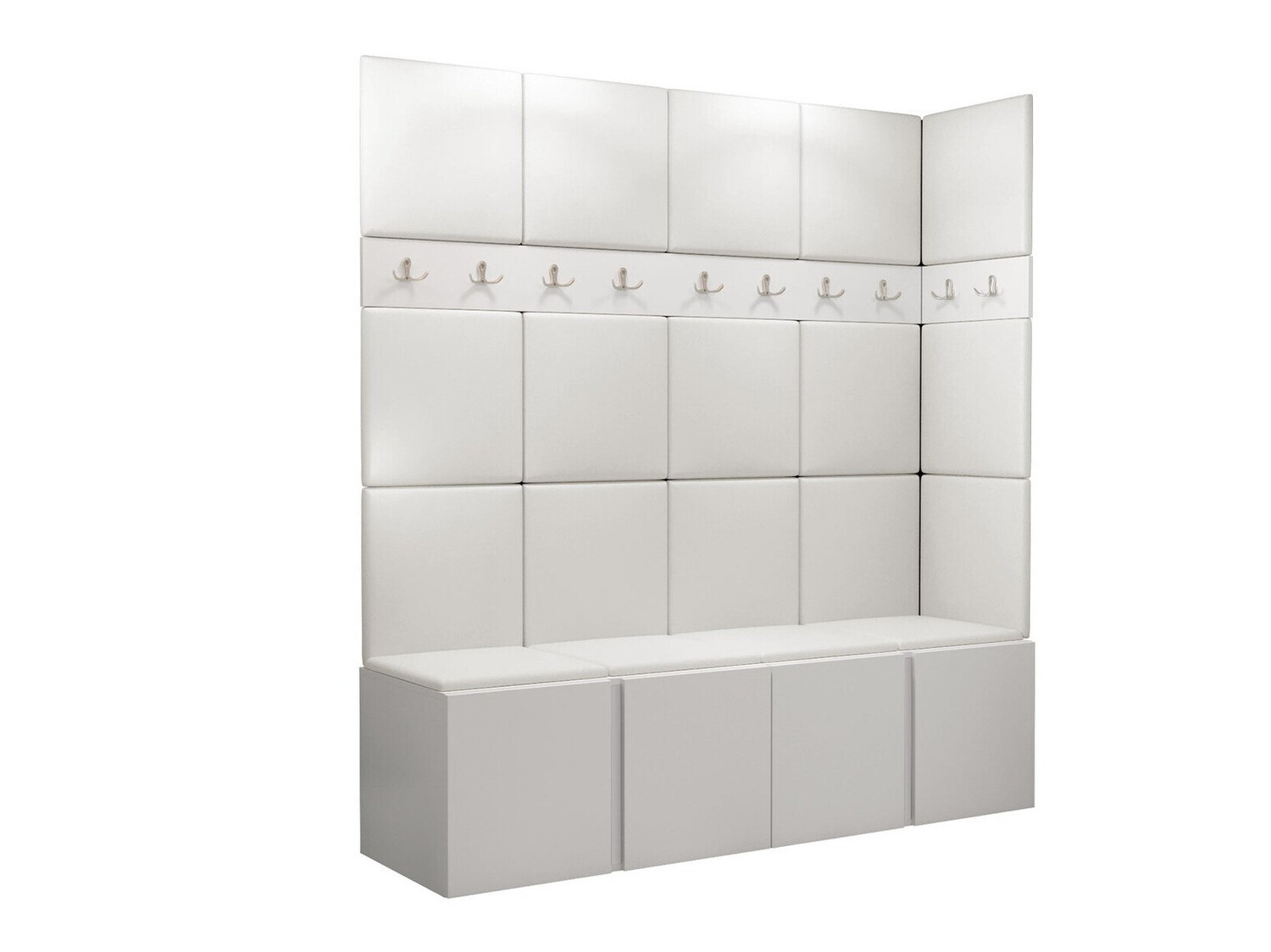 Meuble d'entrée Pinis II (Faux cuir Soft 017)