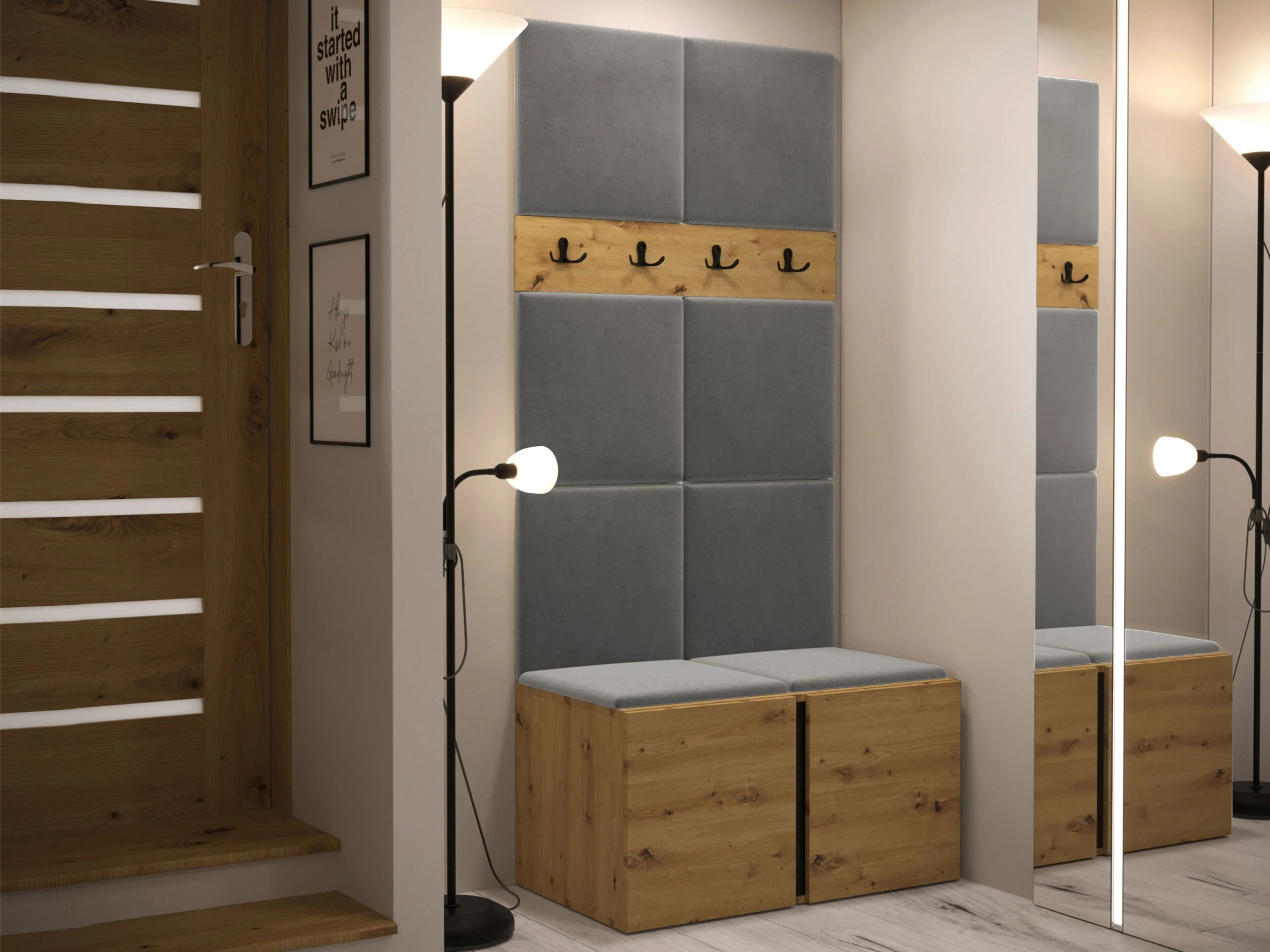 Meuble d'entrée Hartford 267 (Chêne Artisan)