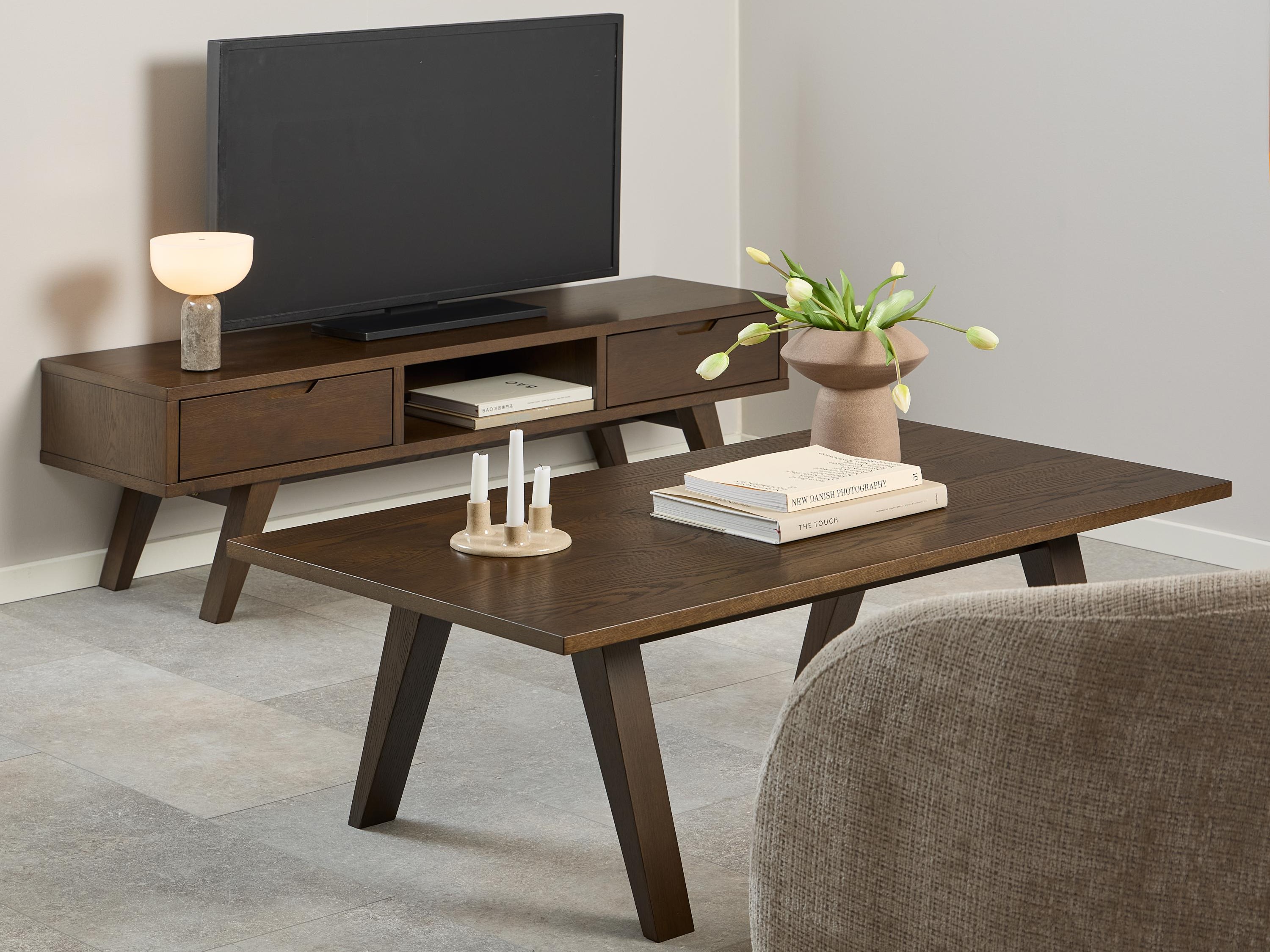 Table basse Norsica Albene 109 (Chêne foncé)