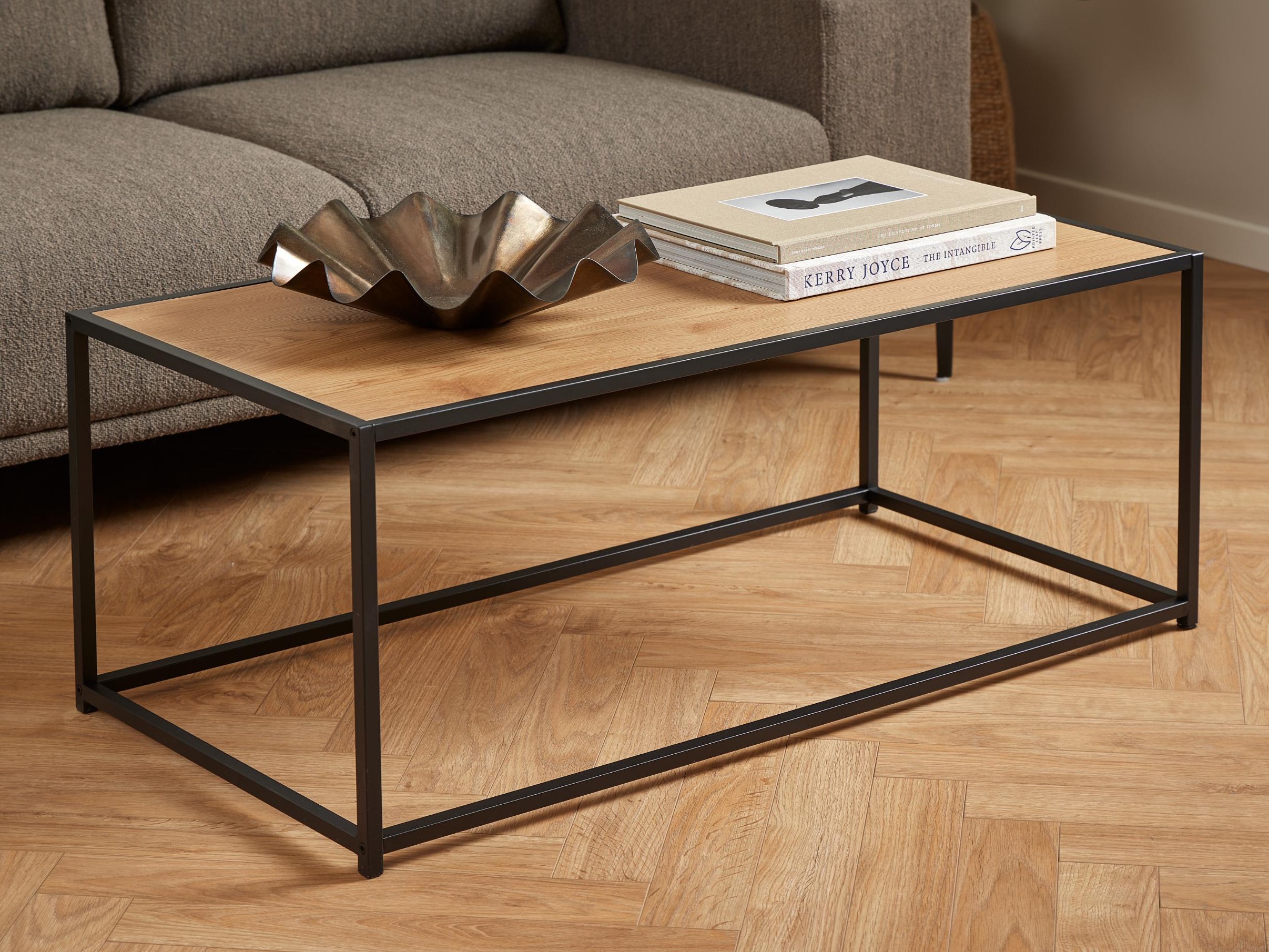 Table basse Norsica Sevferi 147 (Chêne sauvage + Noir)
