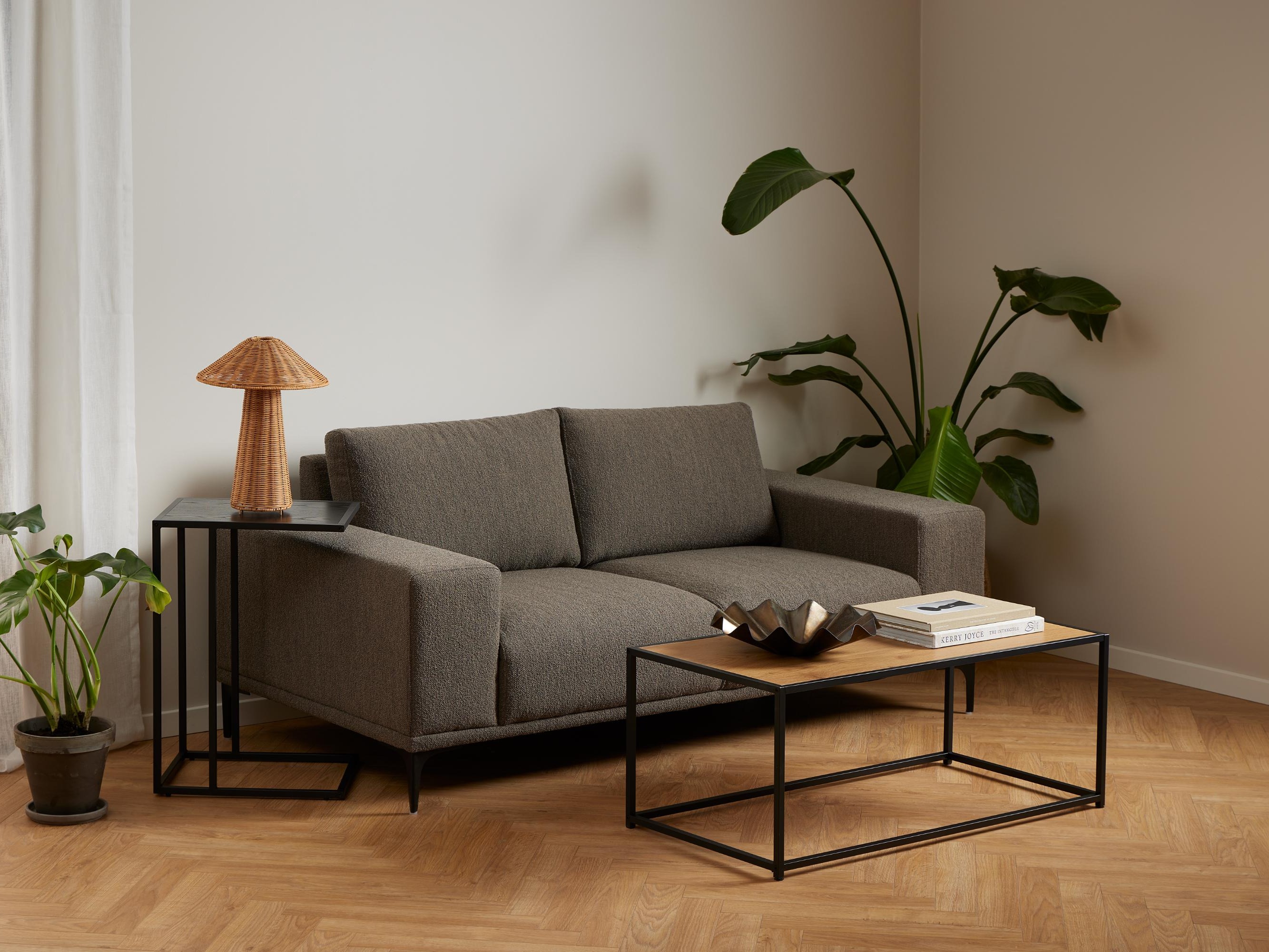 Table basse Norsica Sevferi 147 (Chêne sauvage + Noir)