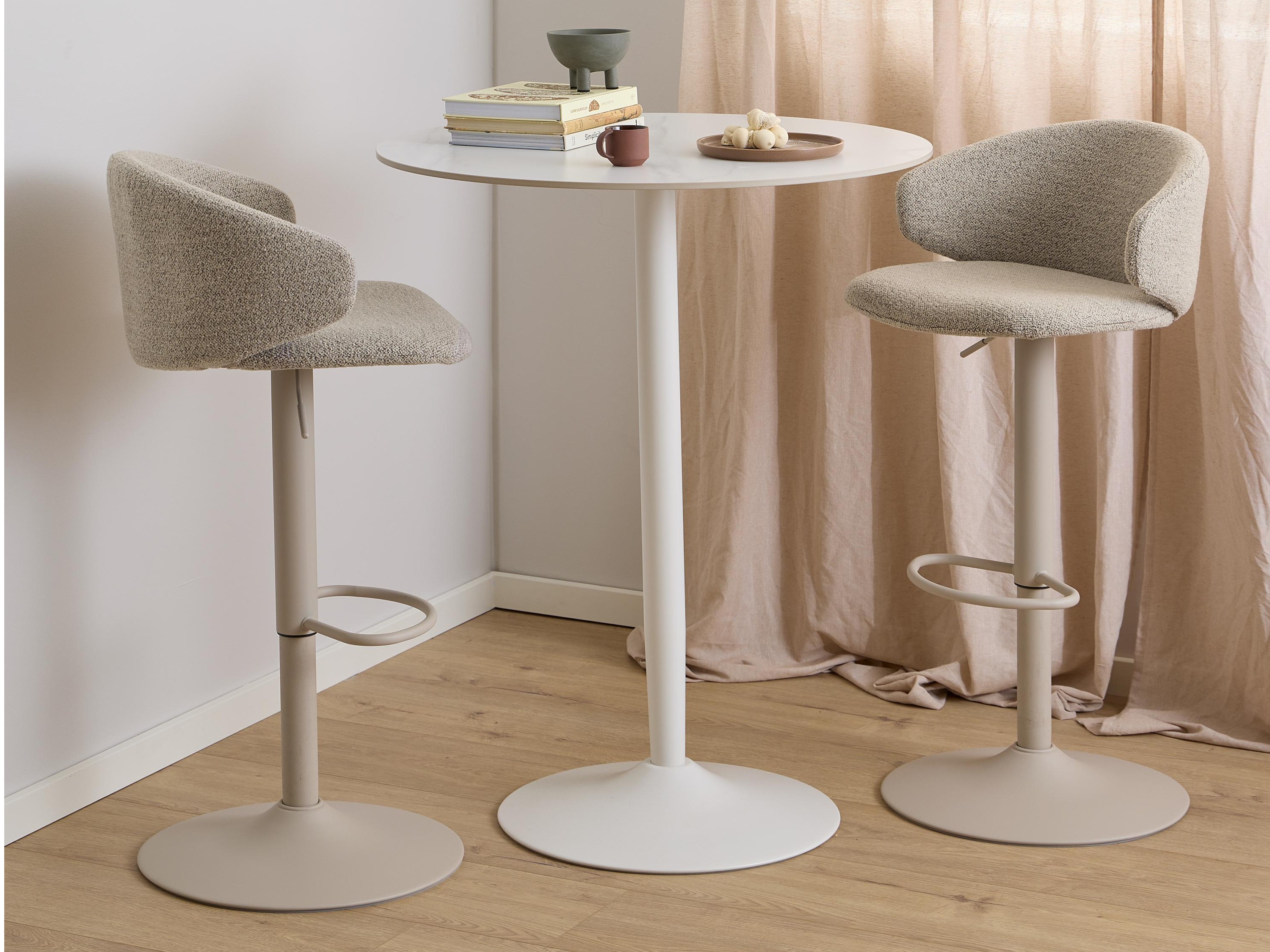 Table de bar Norsica 863 (Marbre blanc)