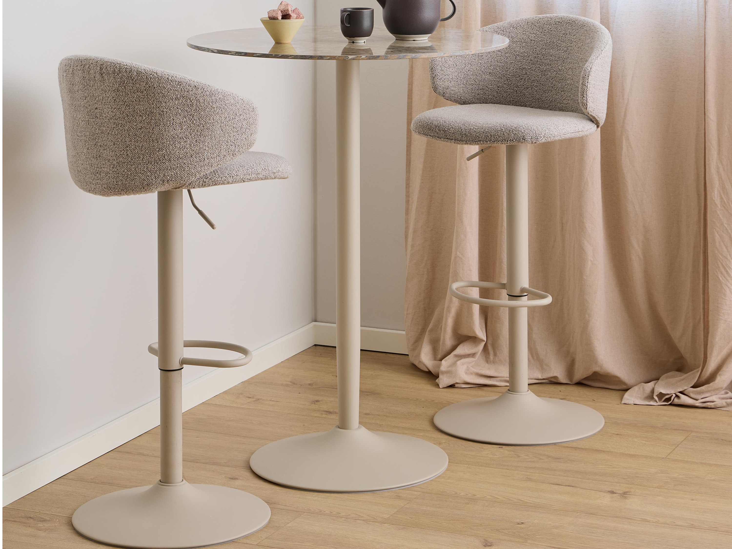 Table de bar Norsica 863 (Marbre marron)