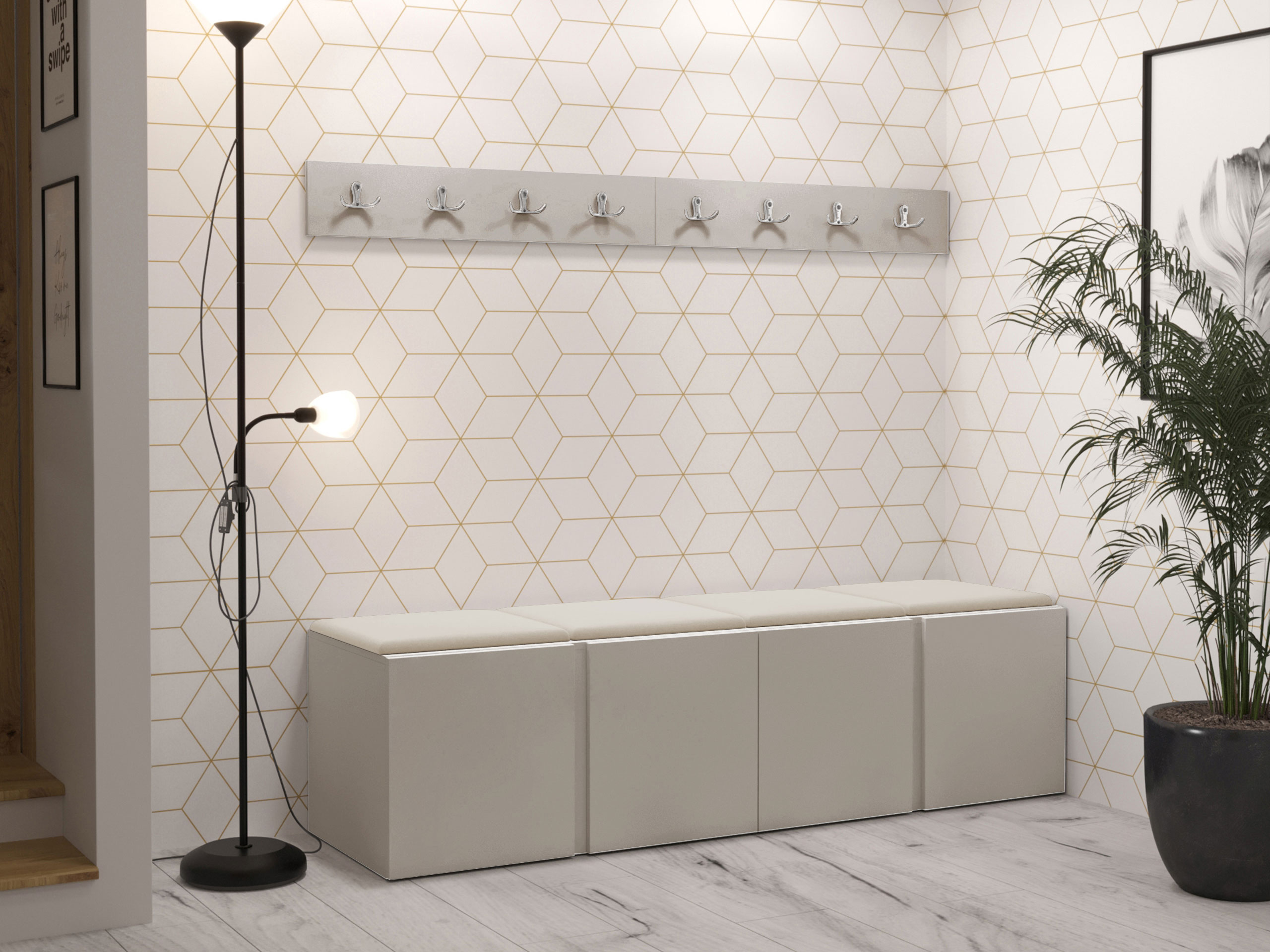 Meuble d'entrée Hartford 276 (Cachemire)