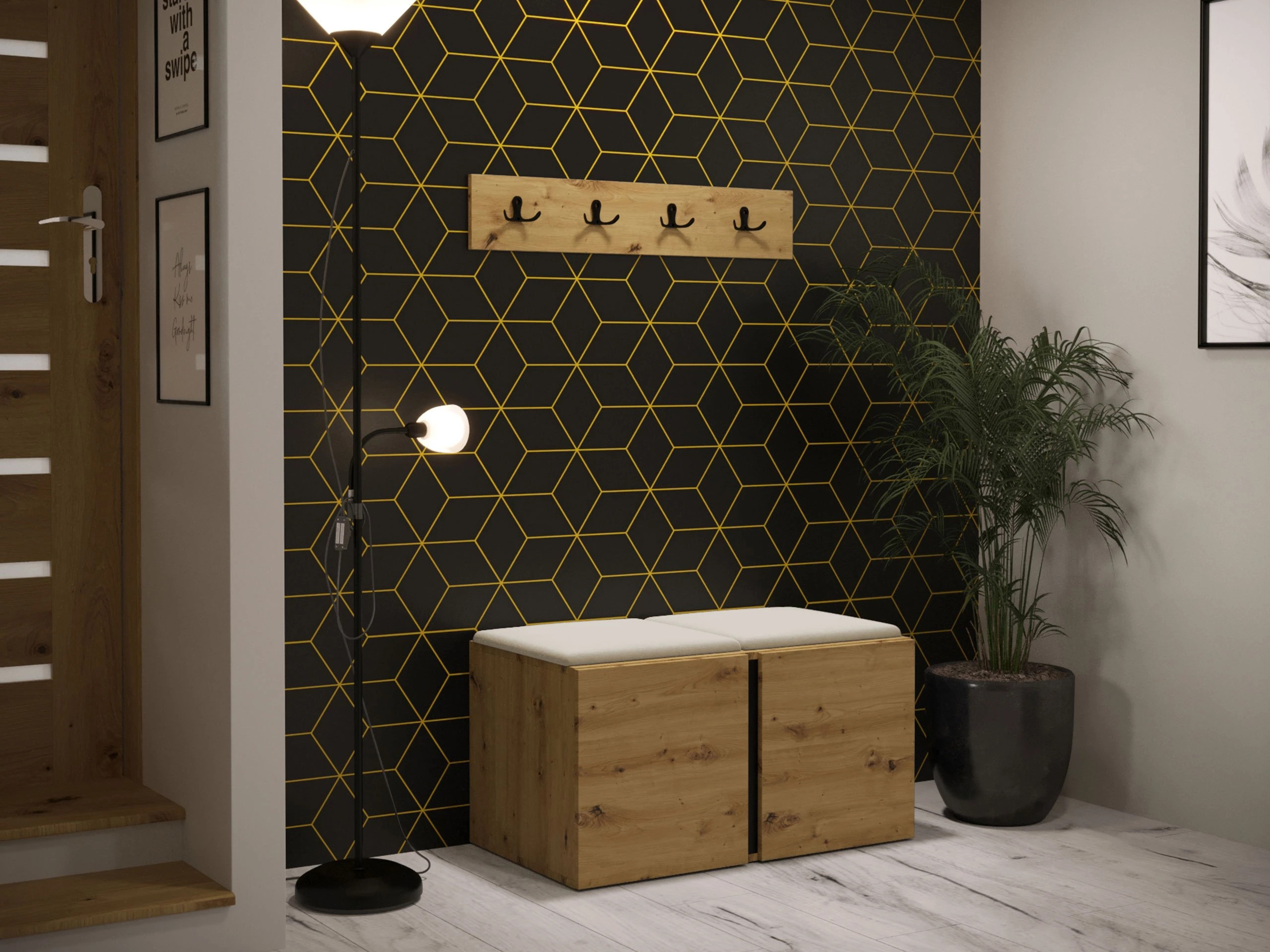 Meuble d'entrée Pinis VI (Manila 02)