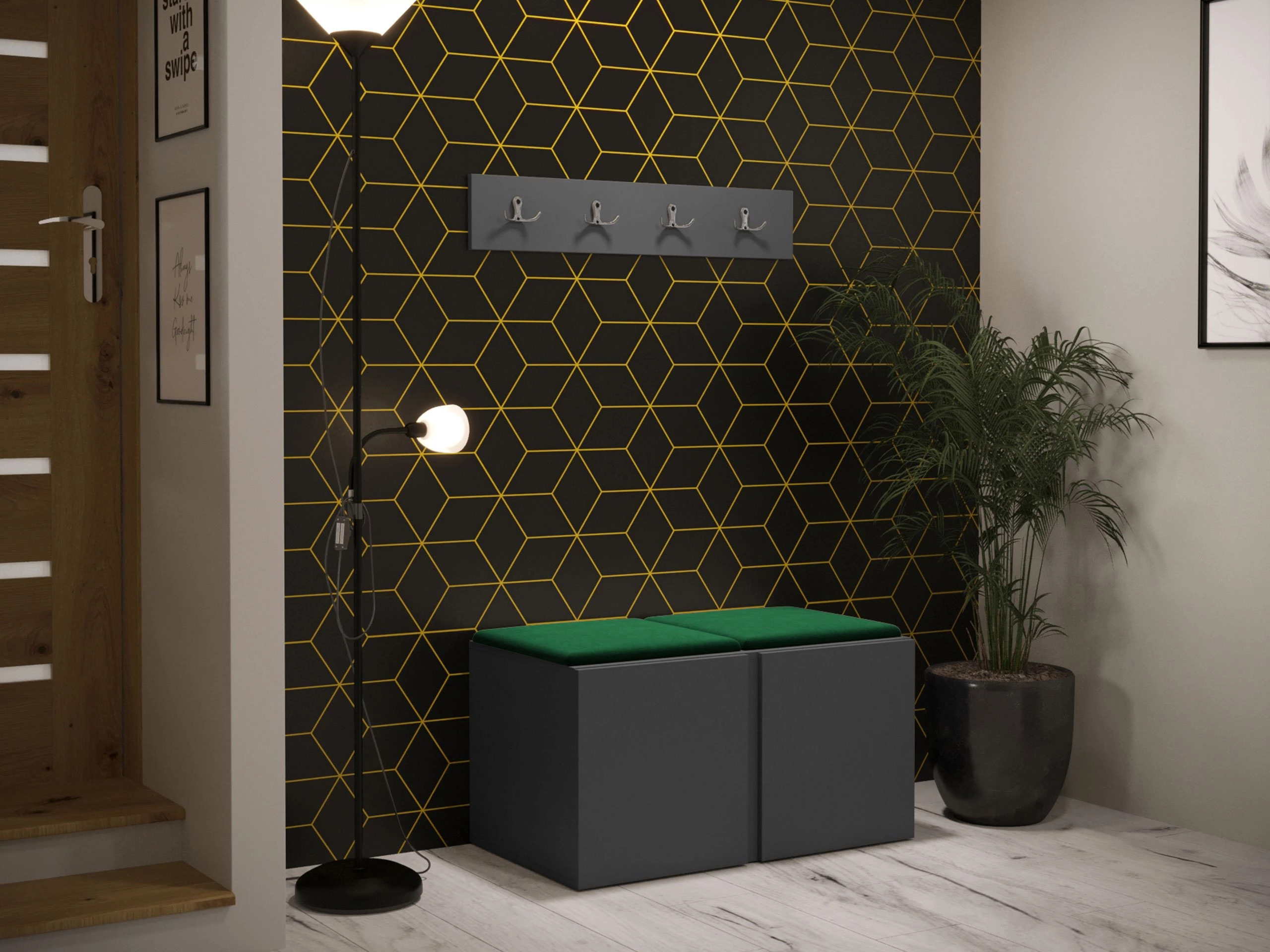 Meuble d'entrée Pinis VI (Manila 35)