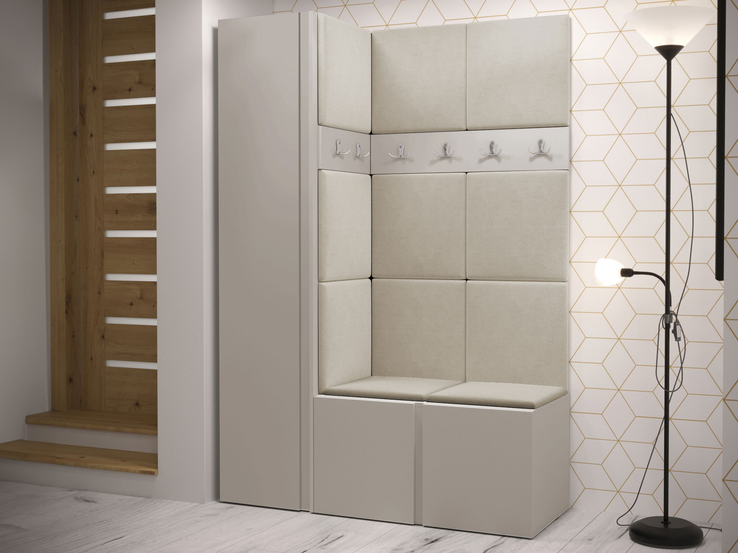 Meuble d'entrée Hartford 471 (Cachemire)