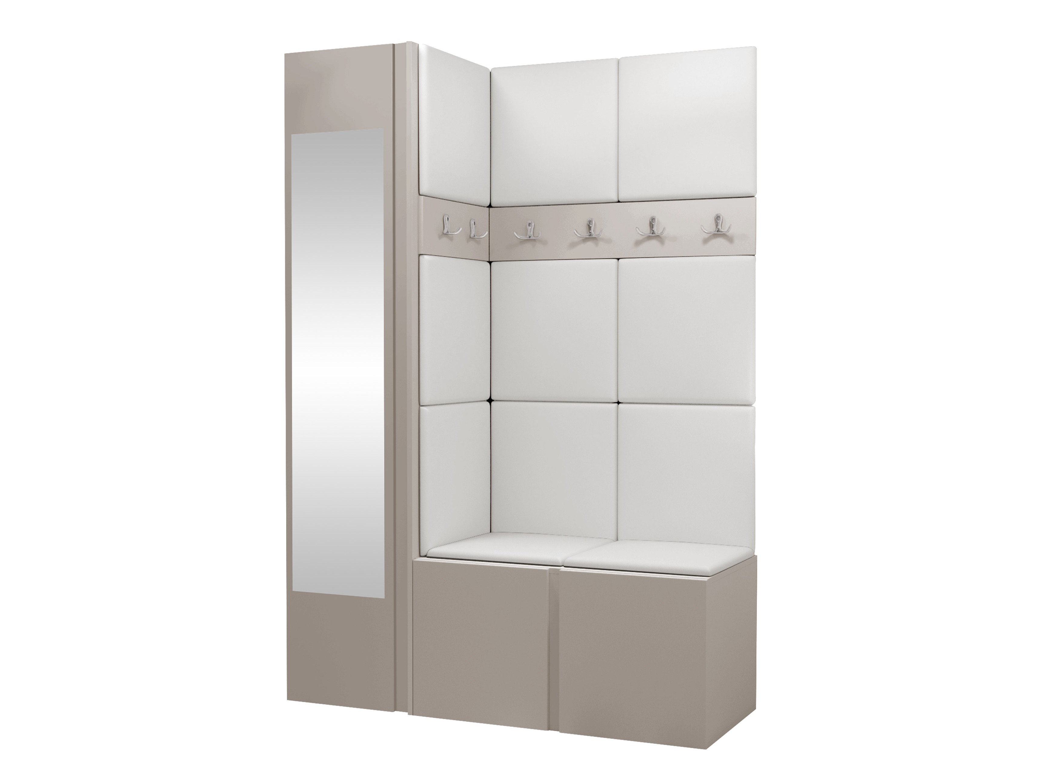 Meuble d'entrée Hartford 277 (Faux cuir Soft 017)