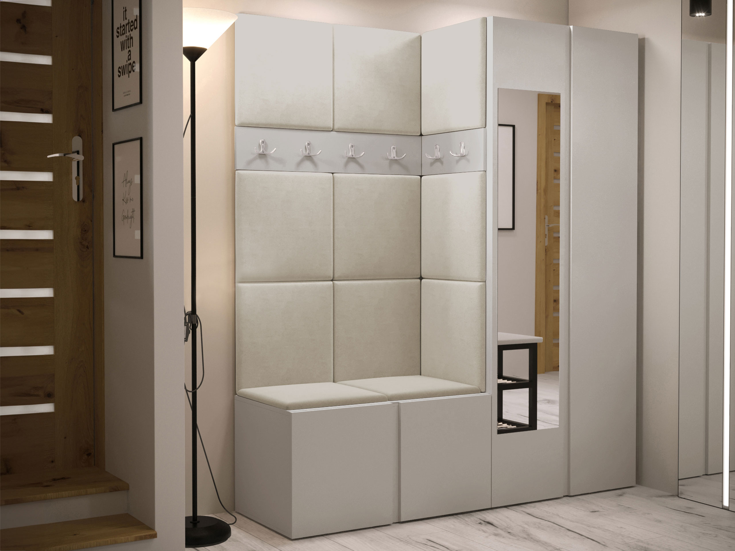 Meuble d'entrée Hartford 278 (Cachemire)