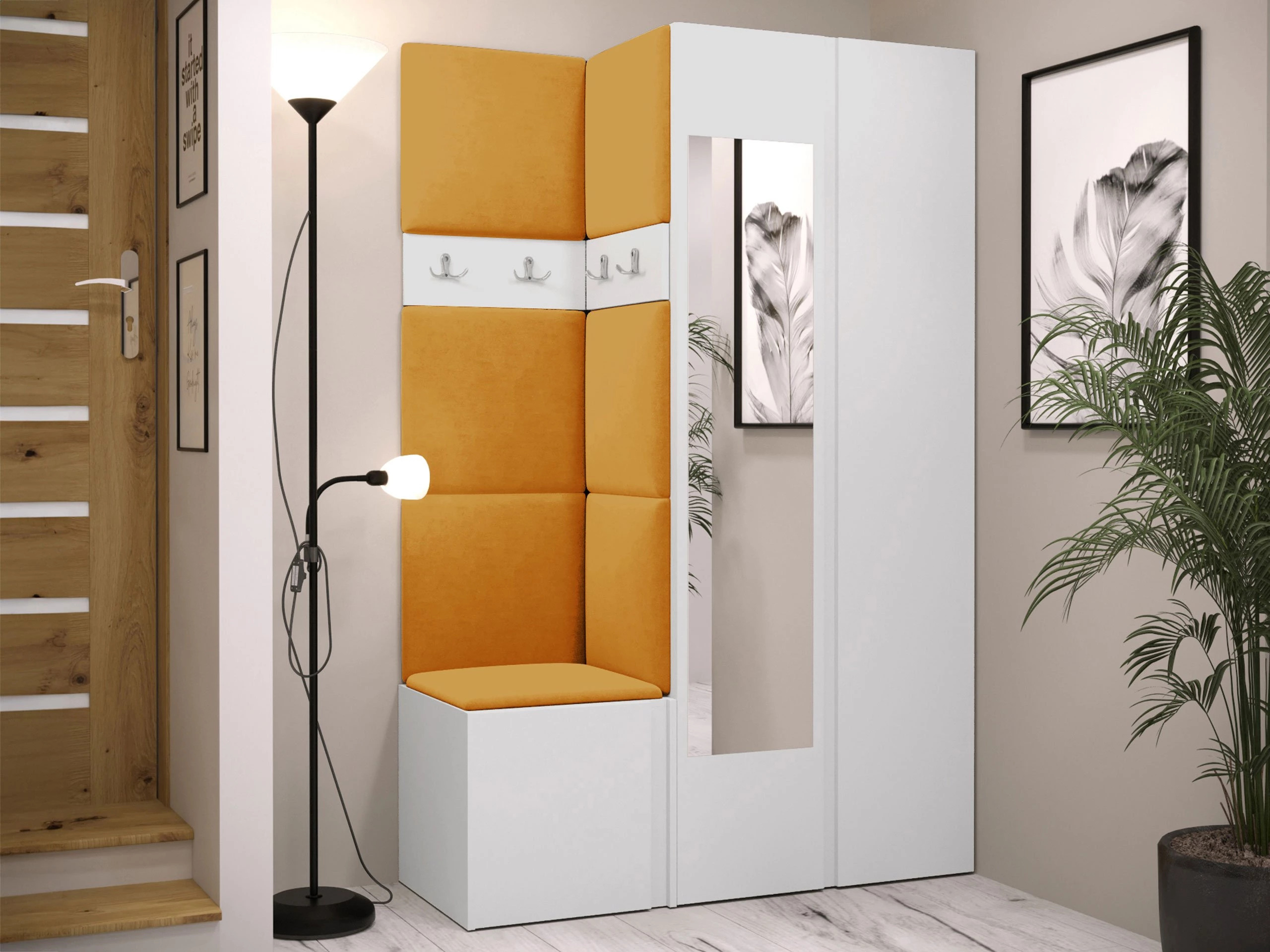 Meuble d'entrée Hartford 350 (Blanc)