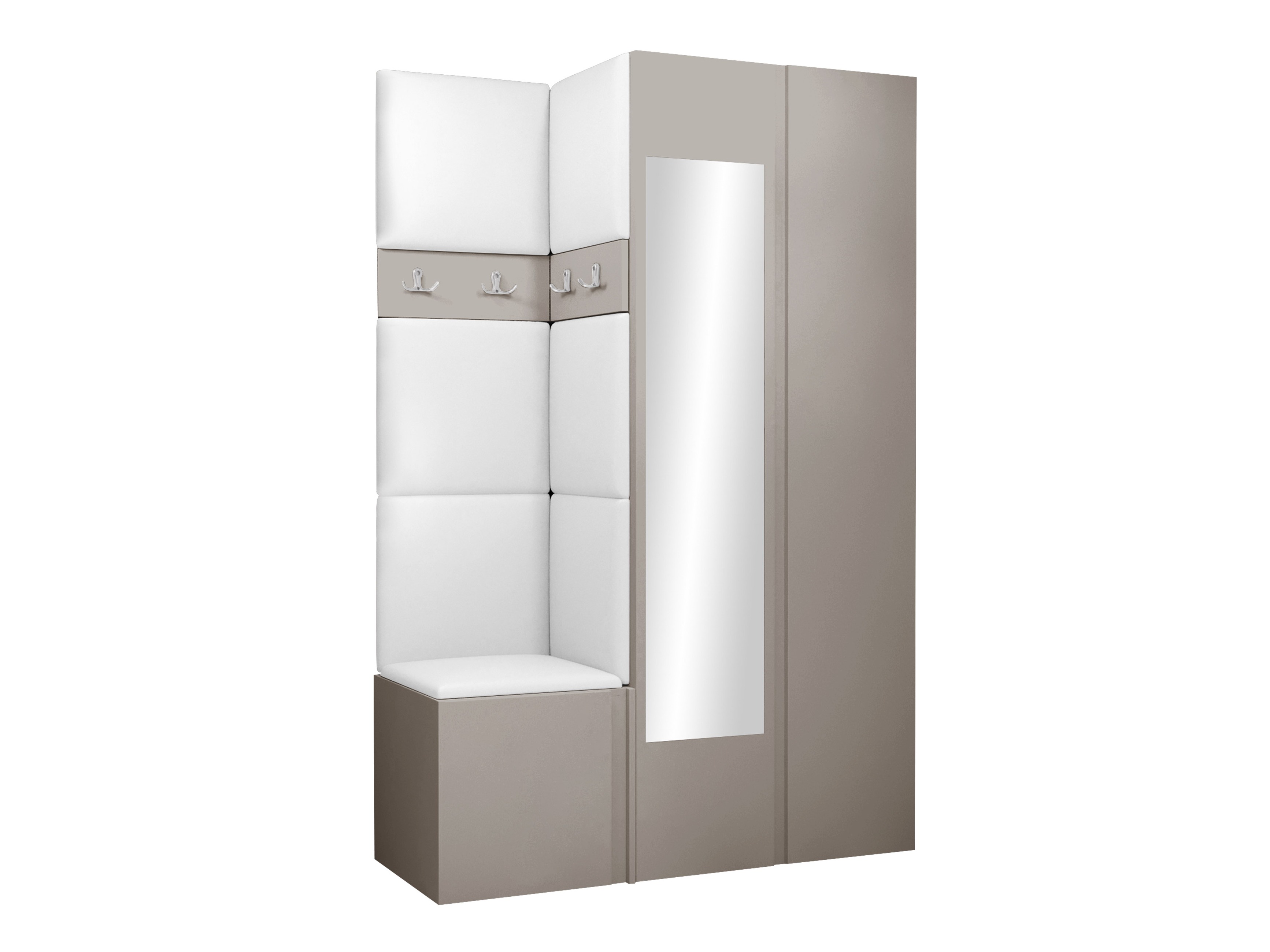 Meuble d'entrée Pinis XXVI (Faux cuir Soft 017)