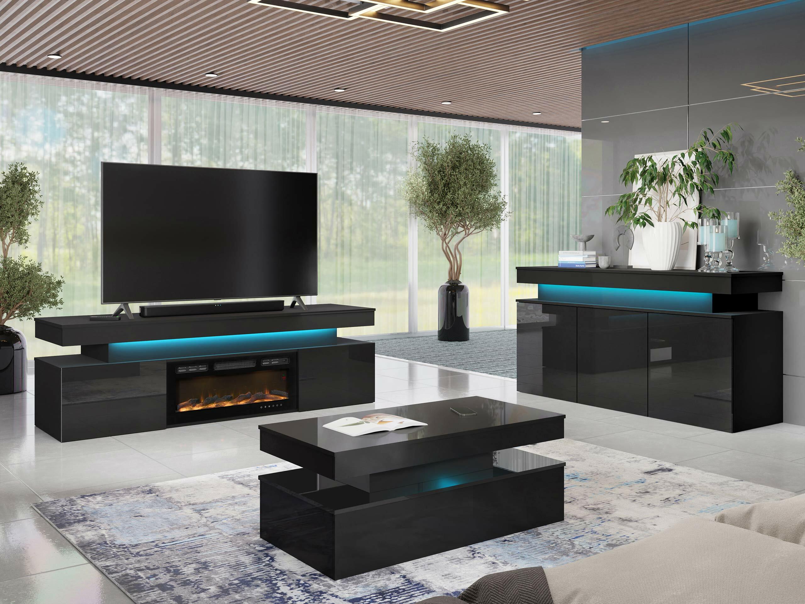 Buffet Monfero (Noir + Noir brillant)