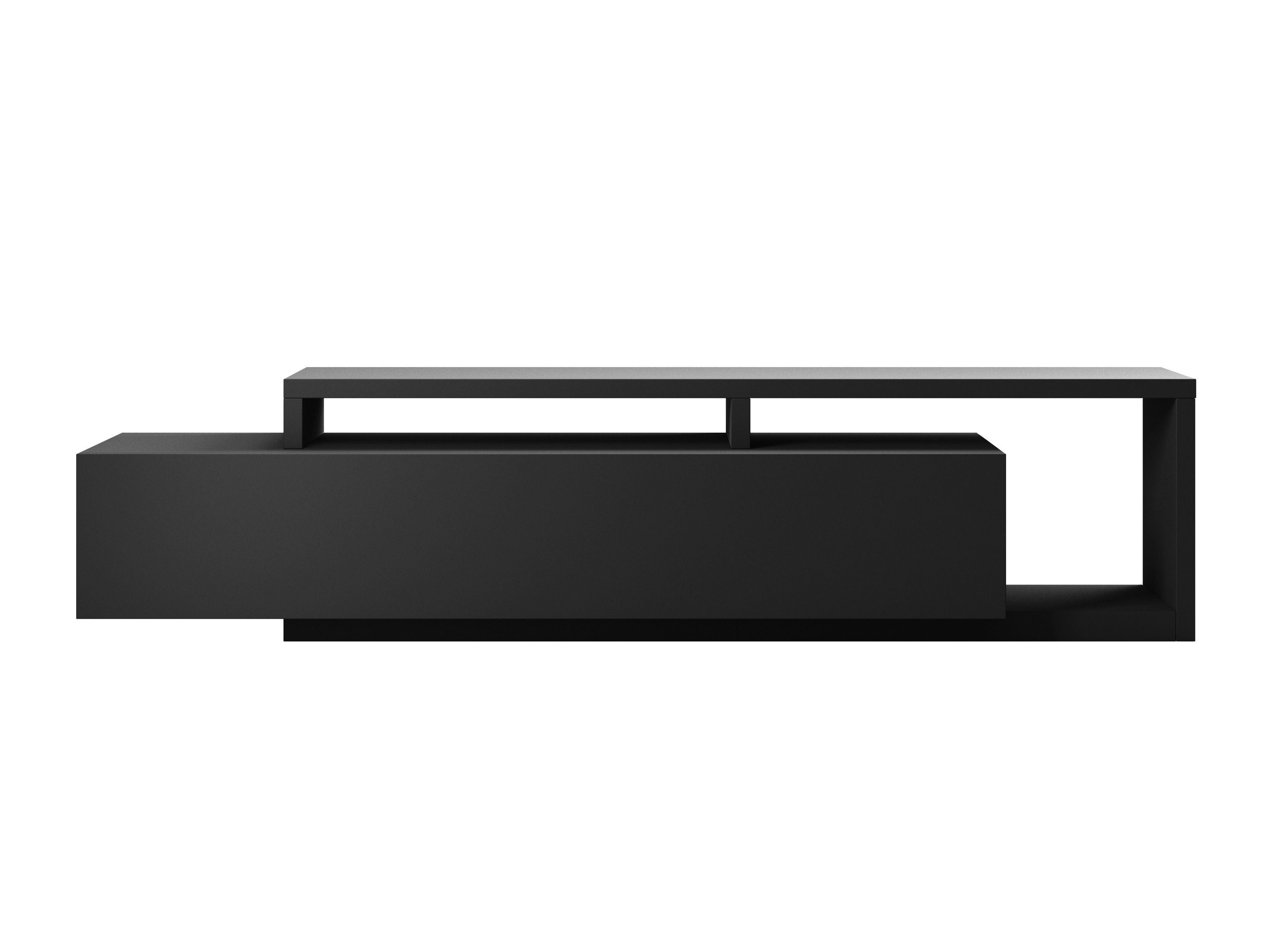 Meuble TV Lutiva 103 (Noir mat)
