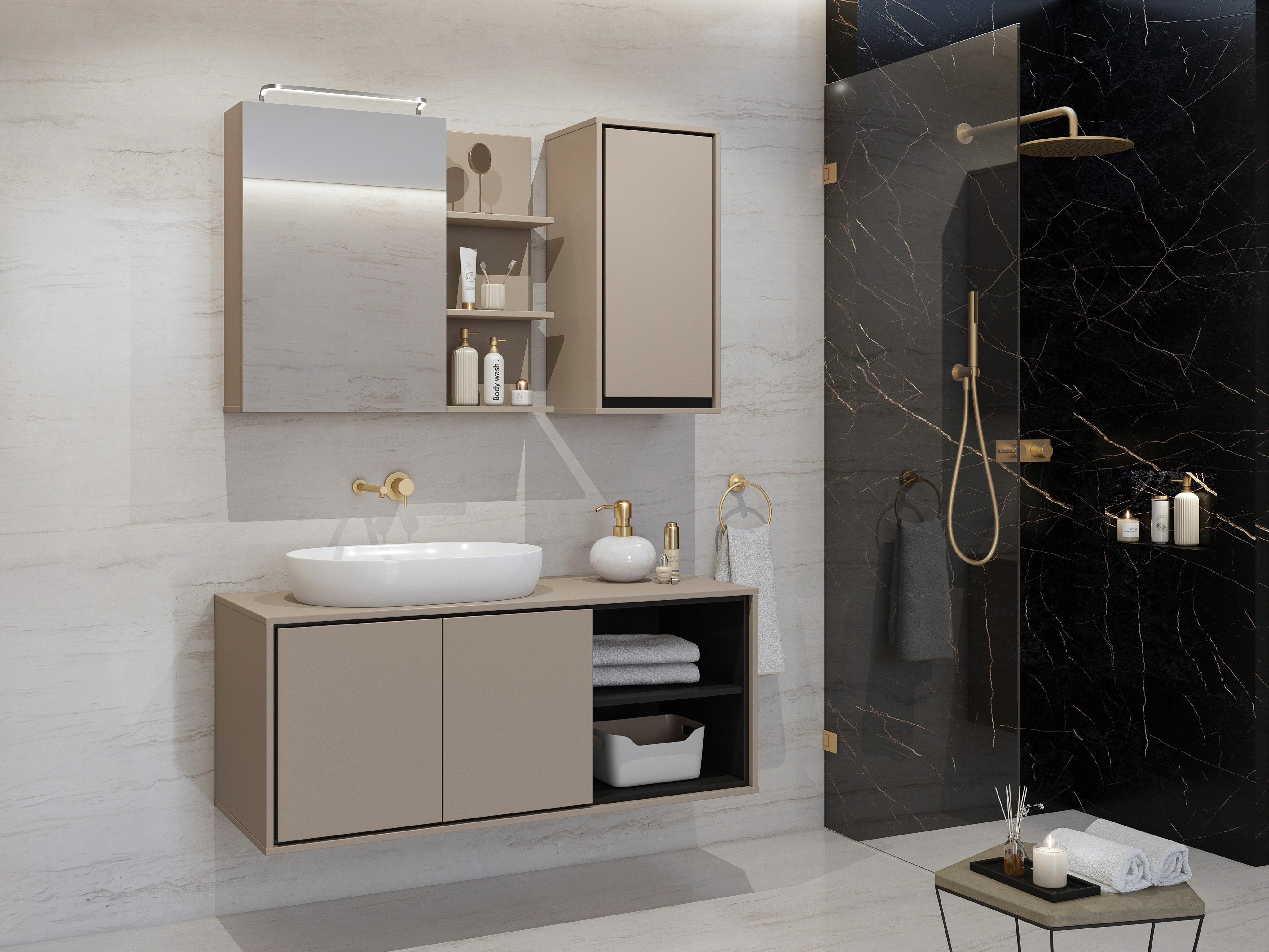 Ensemble de salle de bain Tecavu 106