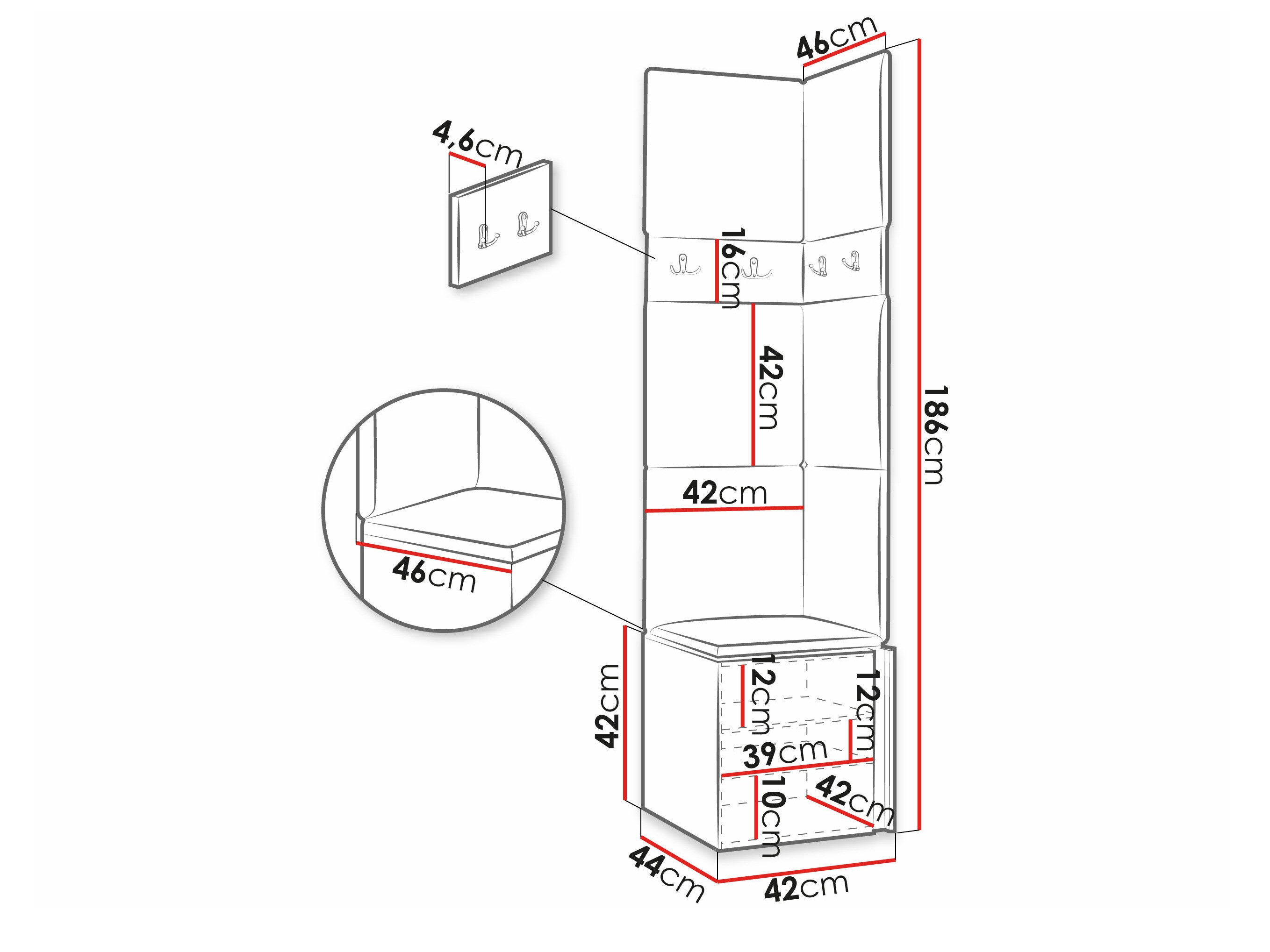 Meuble d'entrée Pinis XXI (Abriamo 06)
