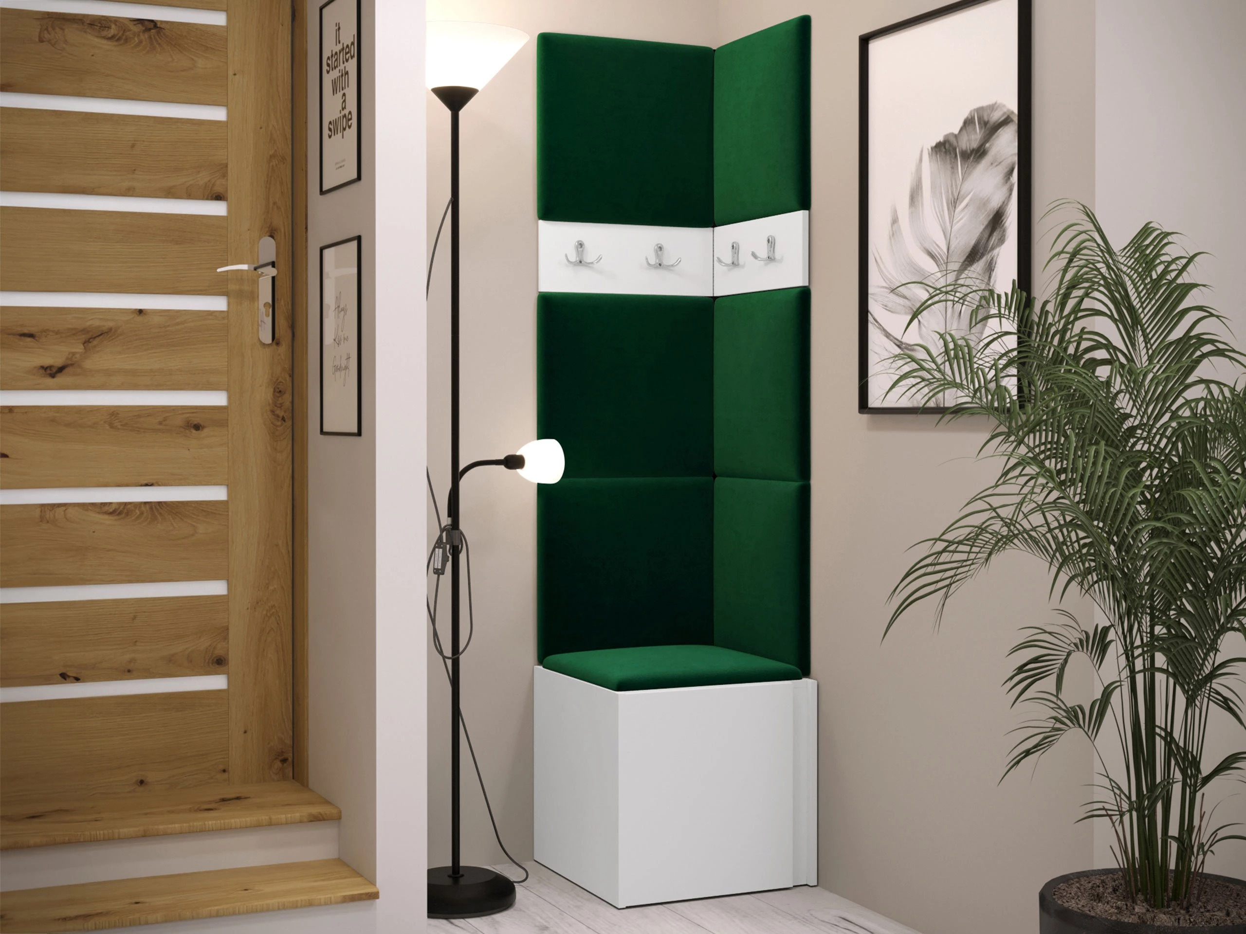 Meuble d'entrée Pinis XXI (Blanc)