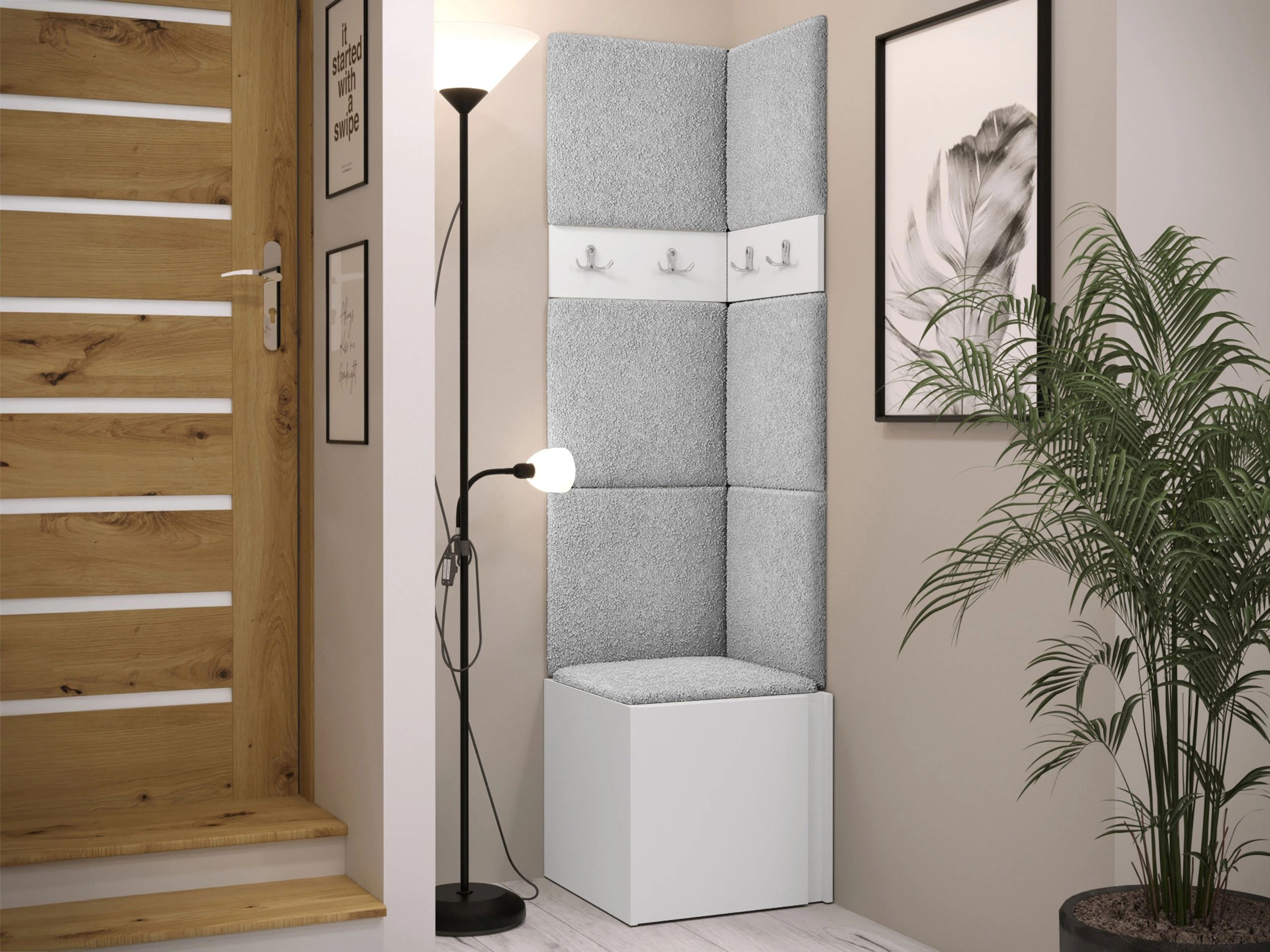 Meuble d'entrée Pinis XXI (Blanc)