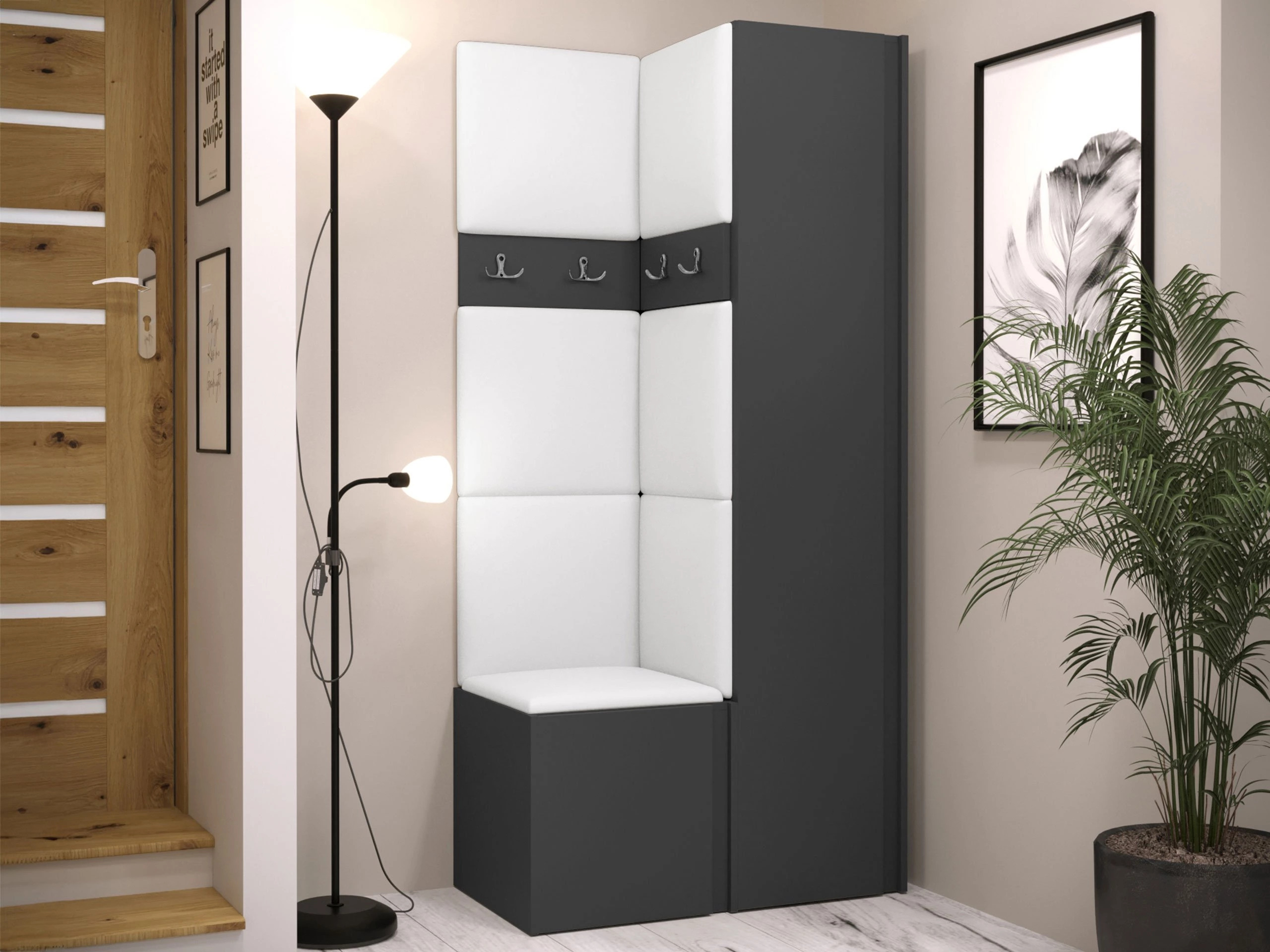 Meuble d'entrée Hartford 348 (Graphite)