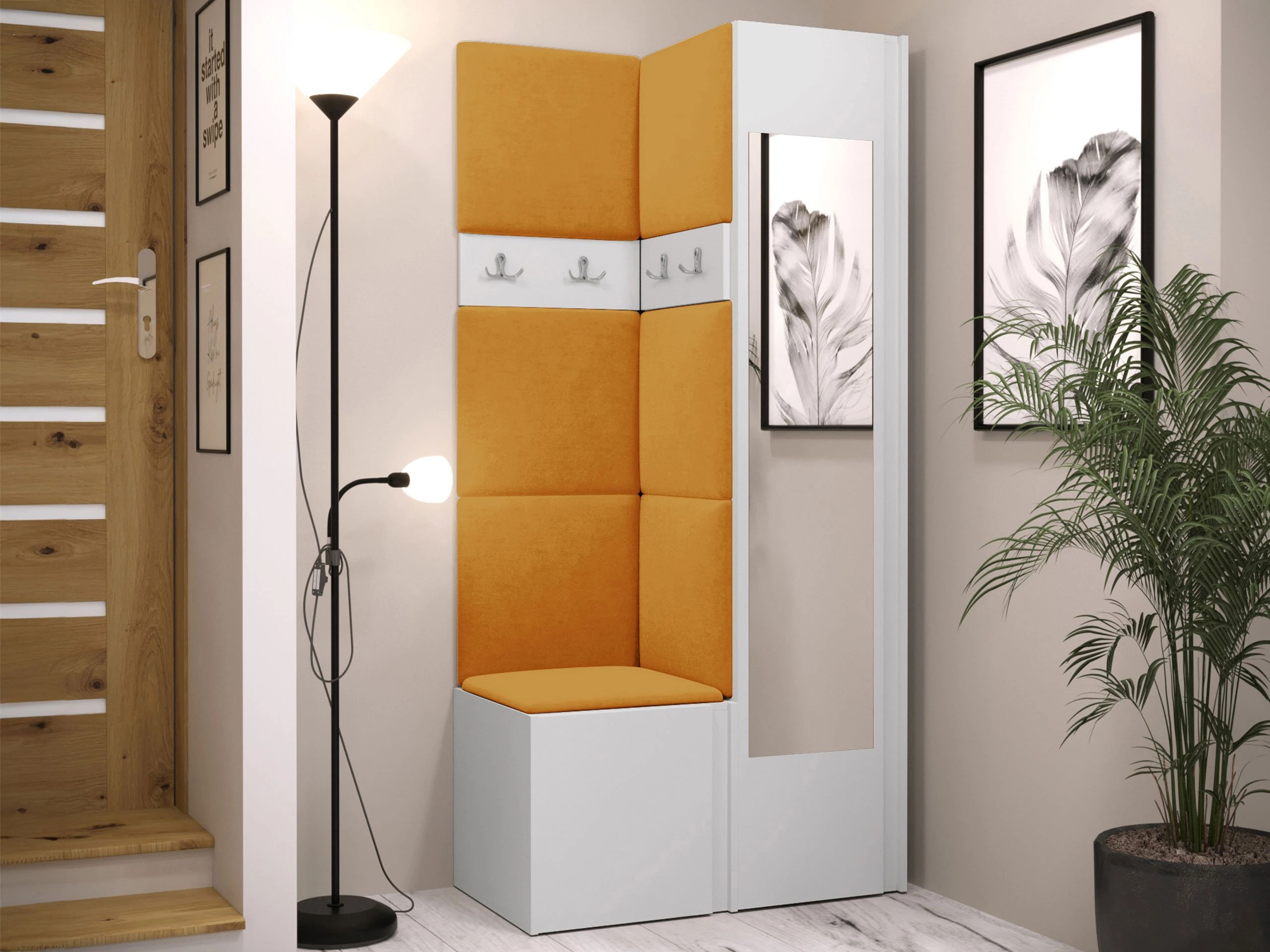 Meuble d'entrée Pinis XXV (Blanc)