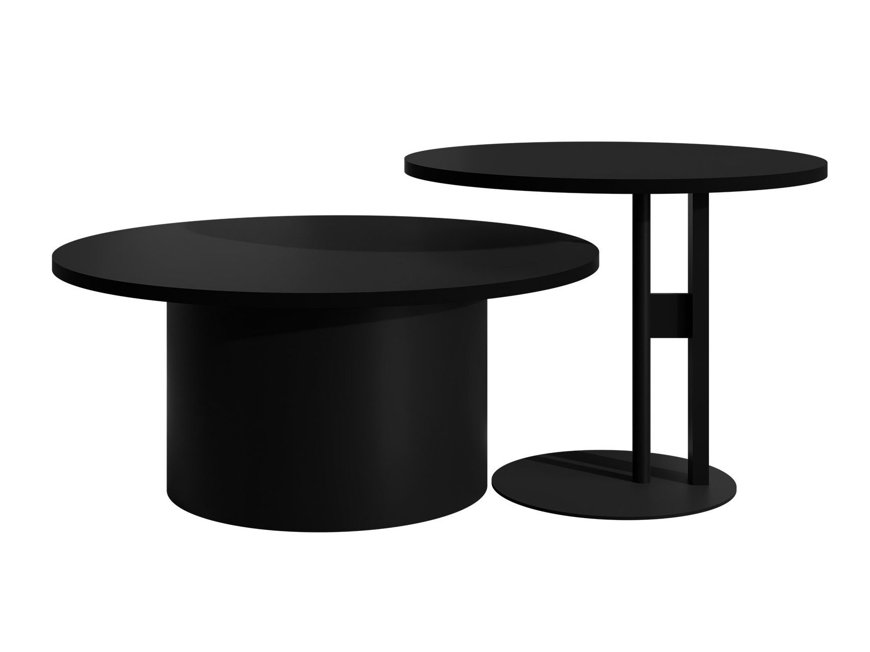 Ensemble tables basses Oswego 159 (Noir)