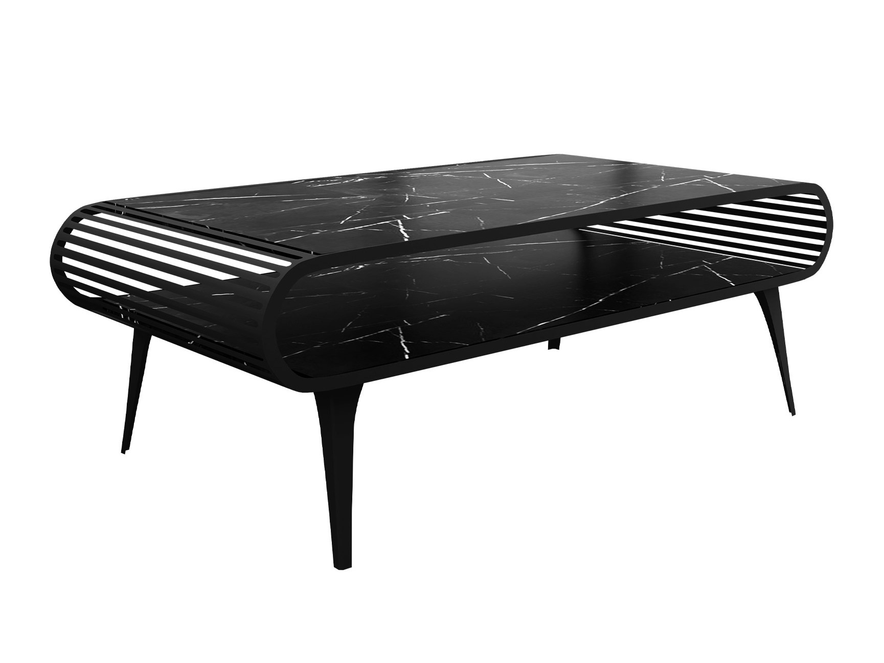Table basse Oswego 161 (Marbre noir)