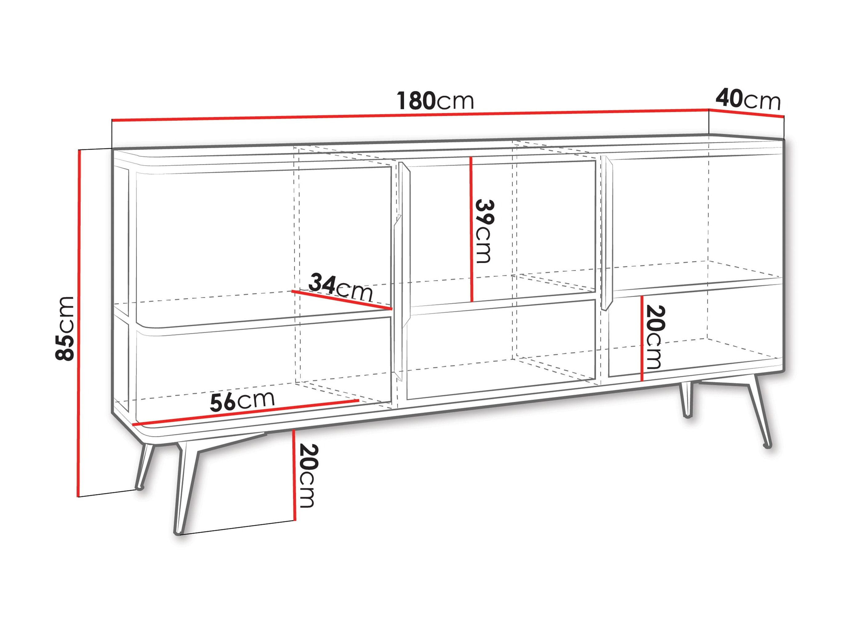 Buffet Camfelo 101 (Cachemire)