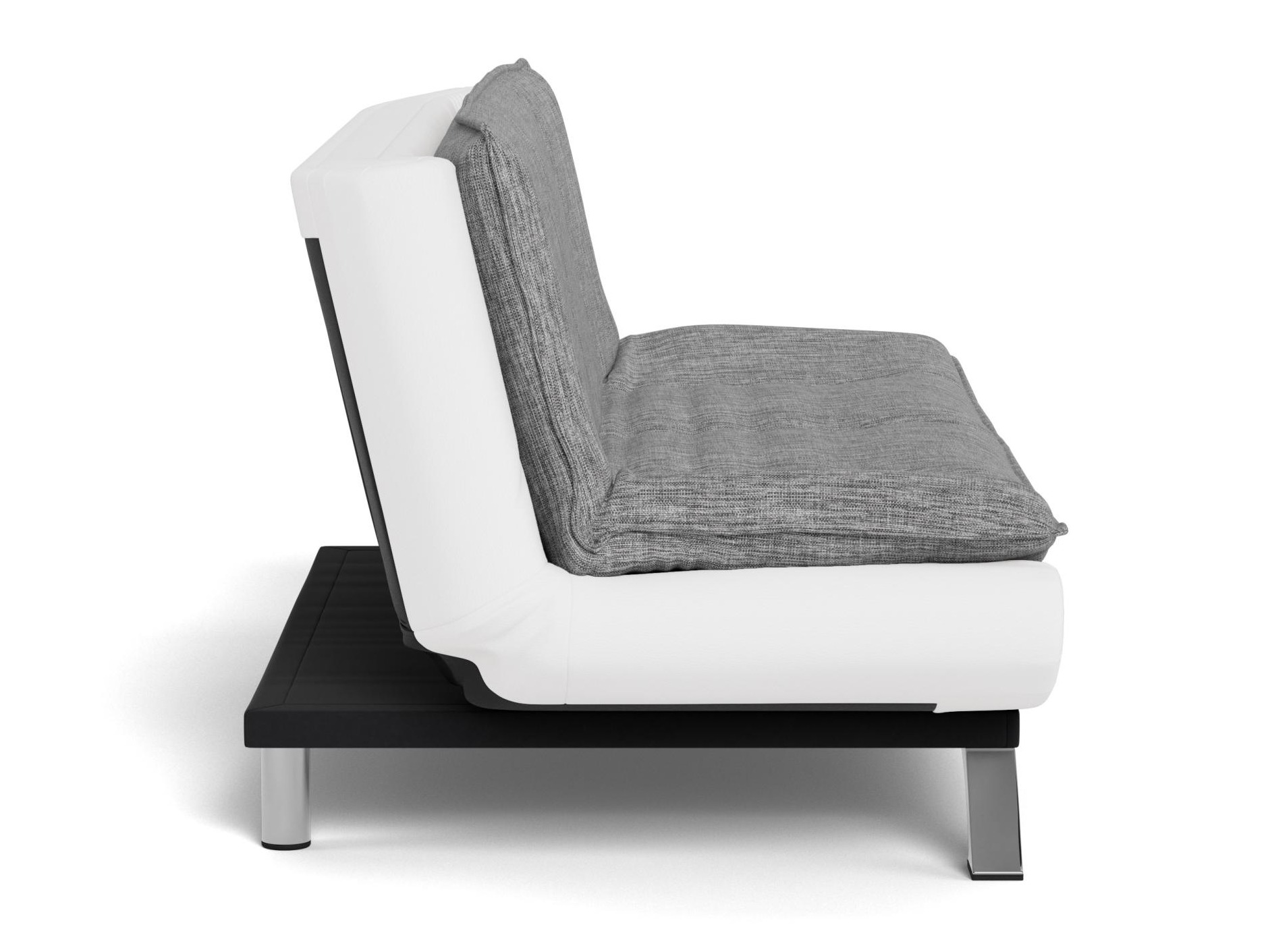 Canapé convertible Norsica 228 (Blanc + Gris clair)