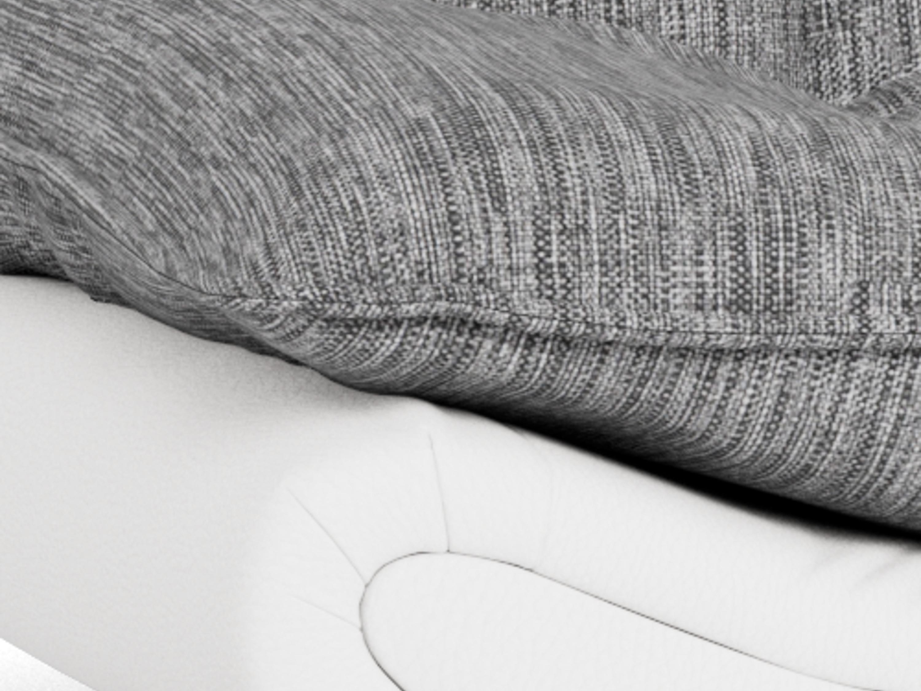 Canapé convertible Norsica 228 (Blanc + Gris clair)