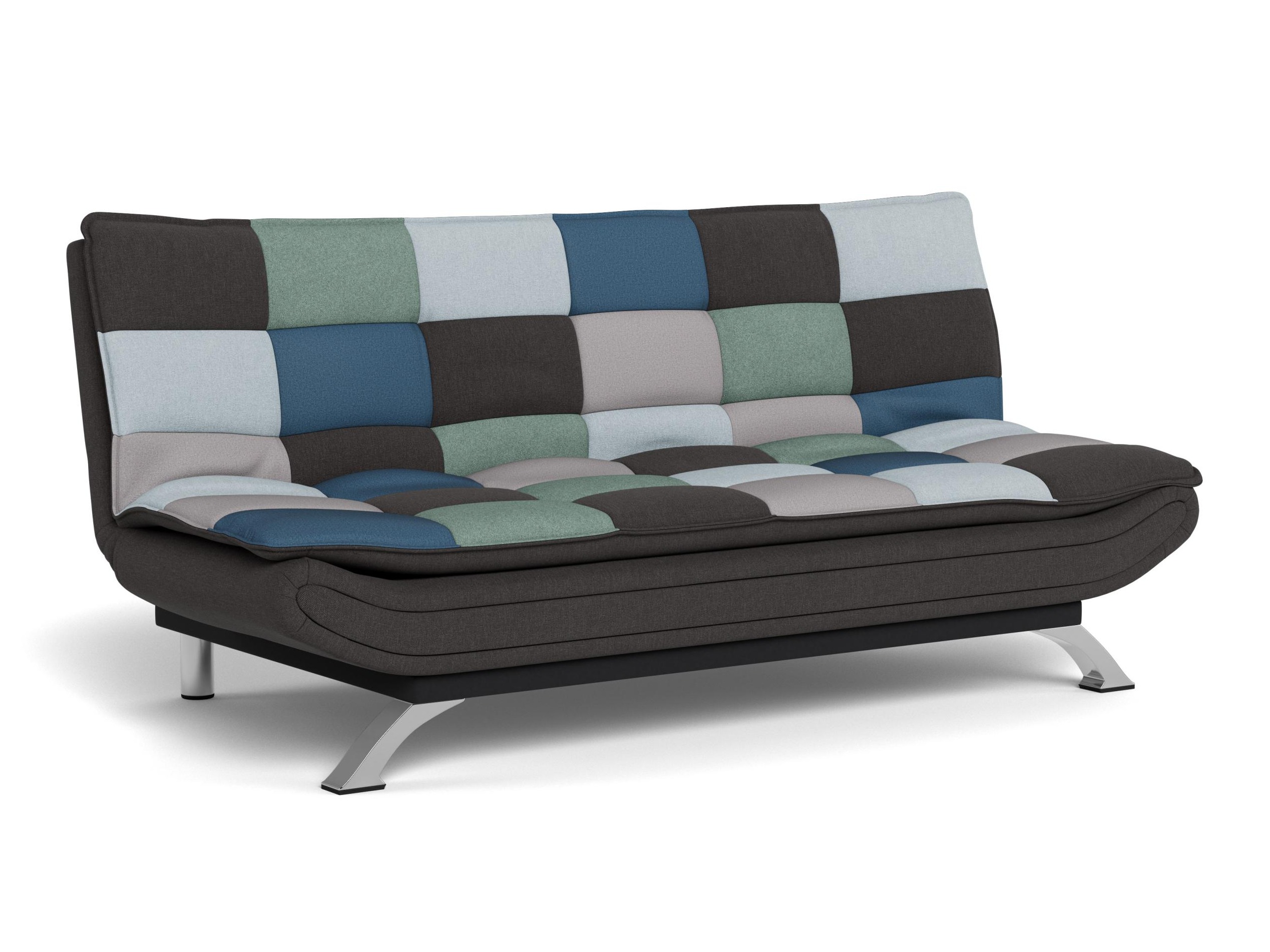 Canapé convertible Norsica 228 (Gris + Bleu)