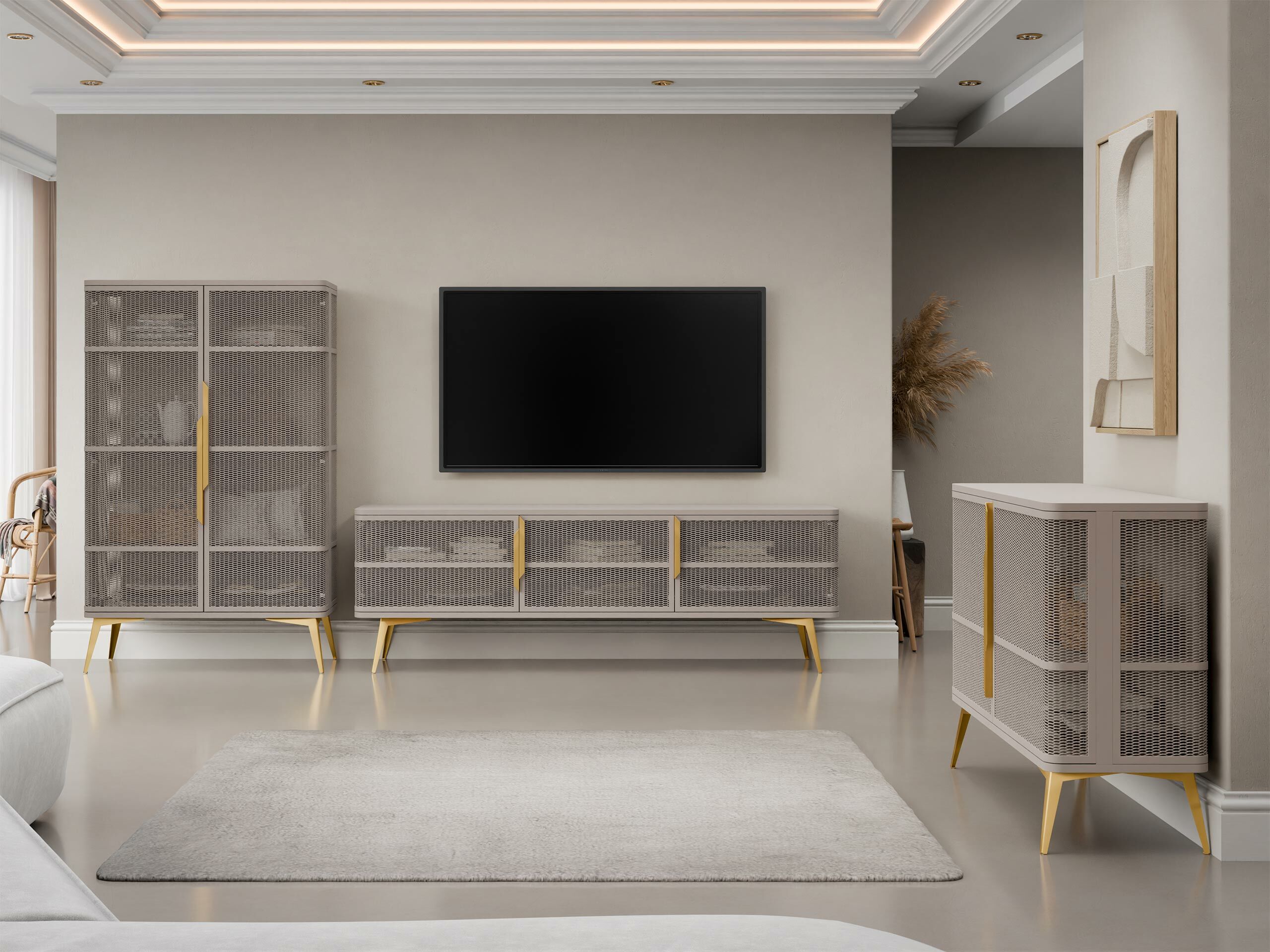 Meuble TV Camfelo 102 (Cachemire)