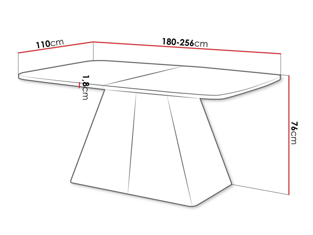 Table Oswego 169 (Blanc)