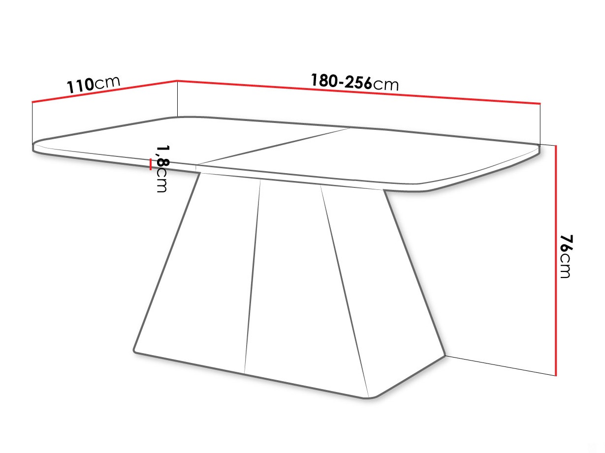 Table Oswego 169 (Chêne doré artisanal)