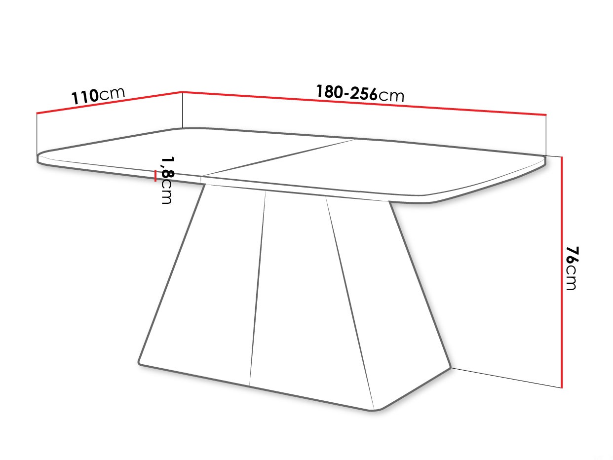 Table Oswego 169 (Marbre blanc)