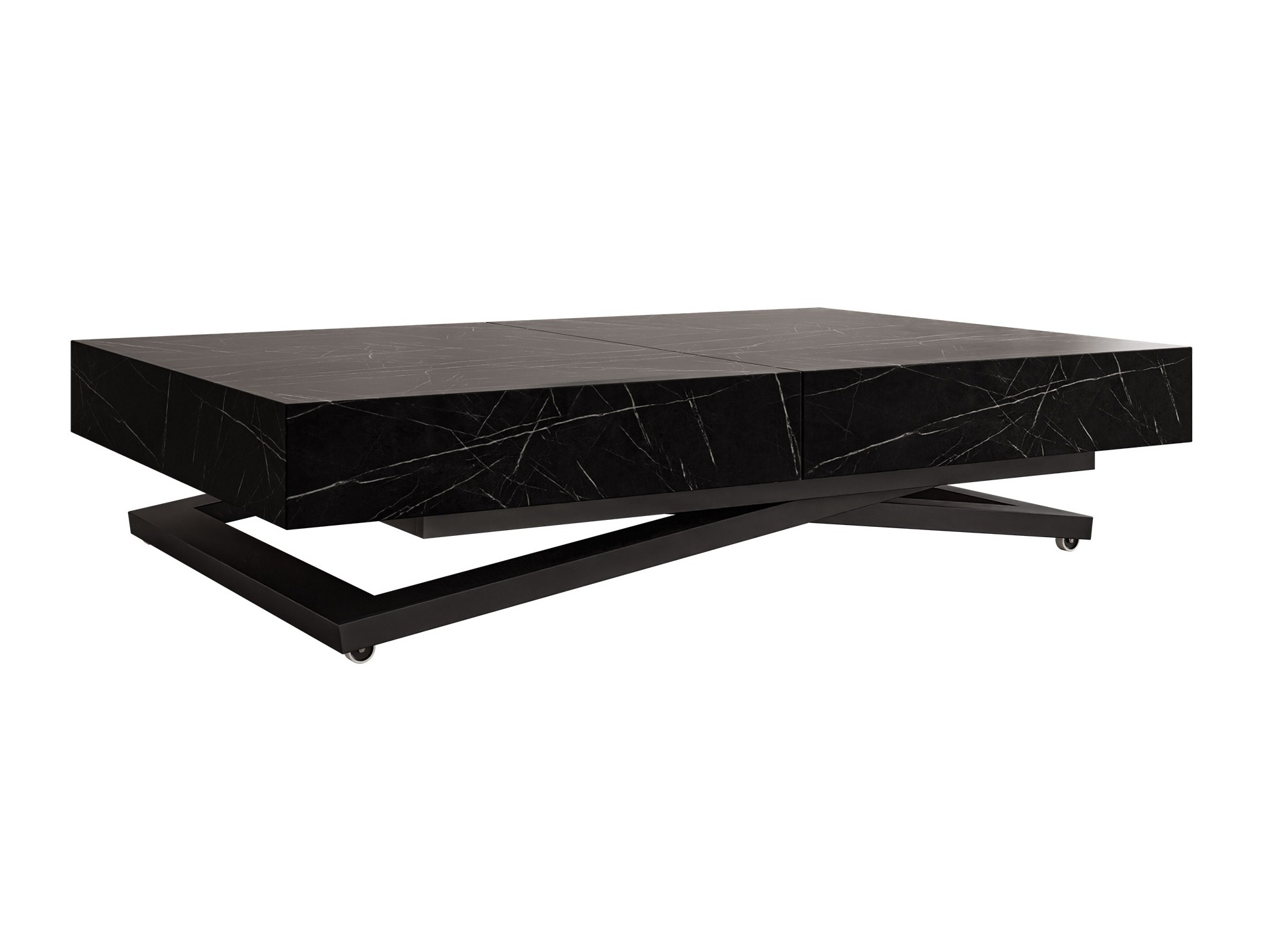 Table basse transformateur Oswego 171 (Marbre noir)