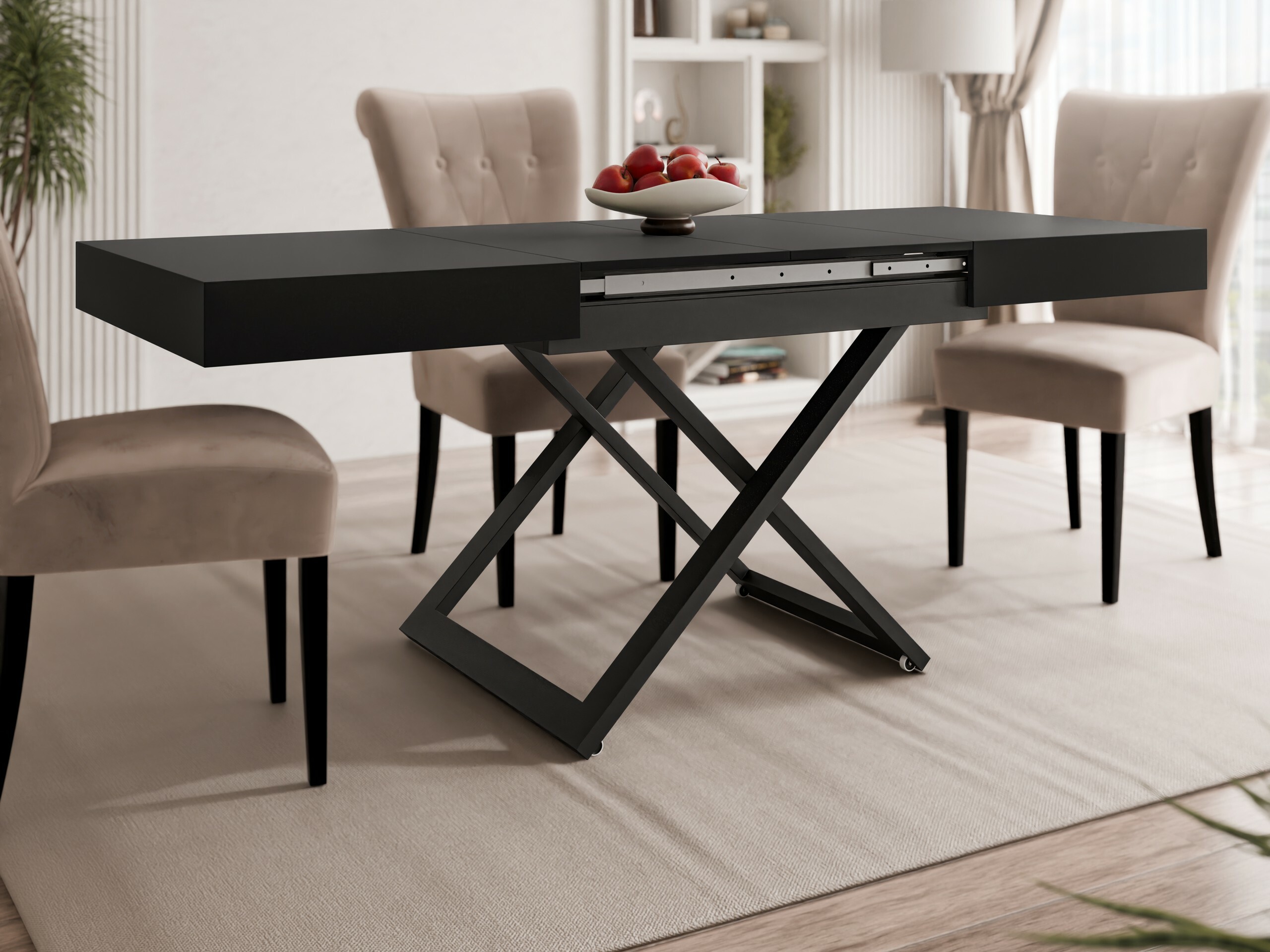 Table basse transformateur Oswego 171 (Noir)